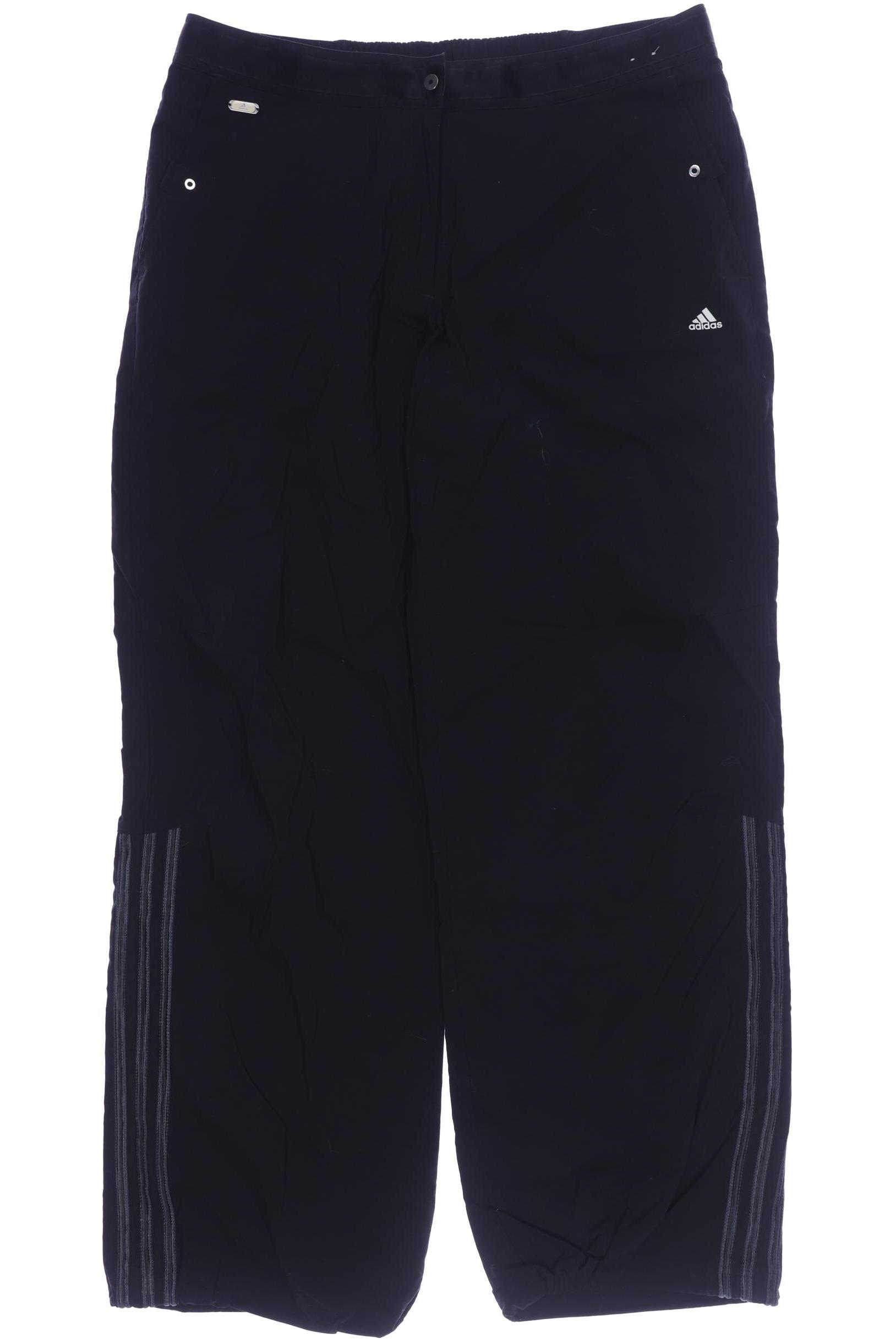 

adidas Damen Stoffhose, schwarz, Gr. 42