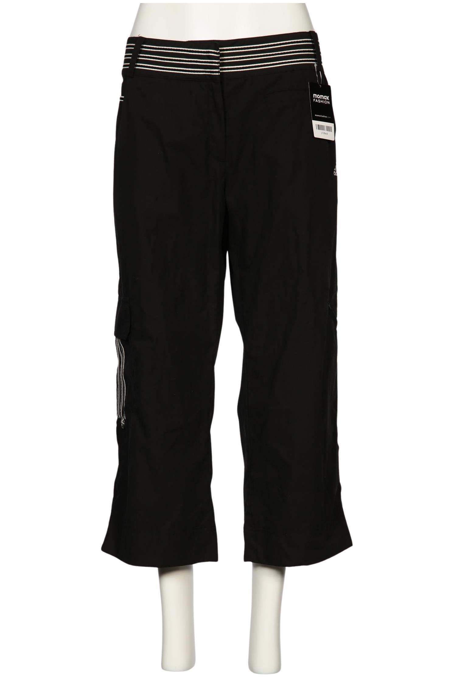 

adidas Damen Stoffhose, schwarz, Gr. 42