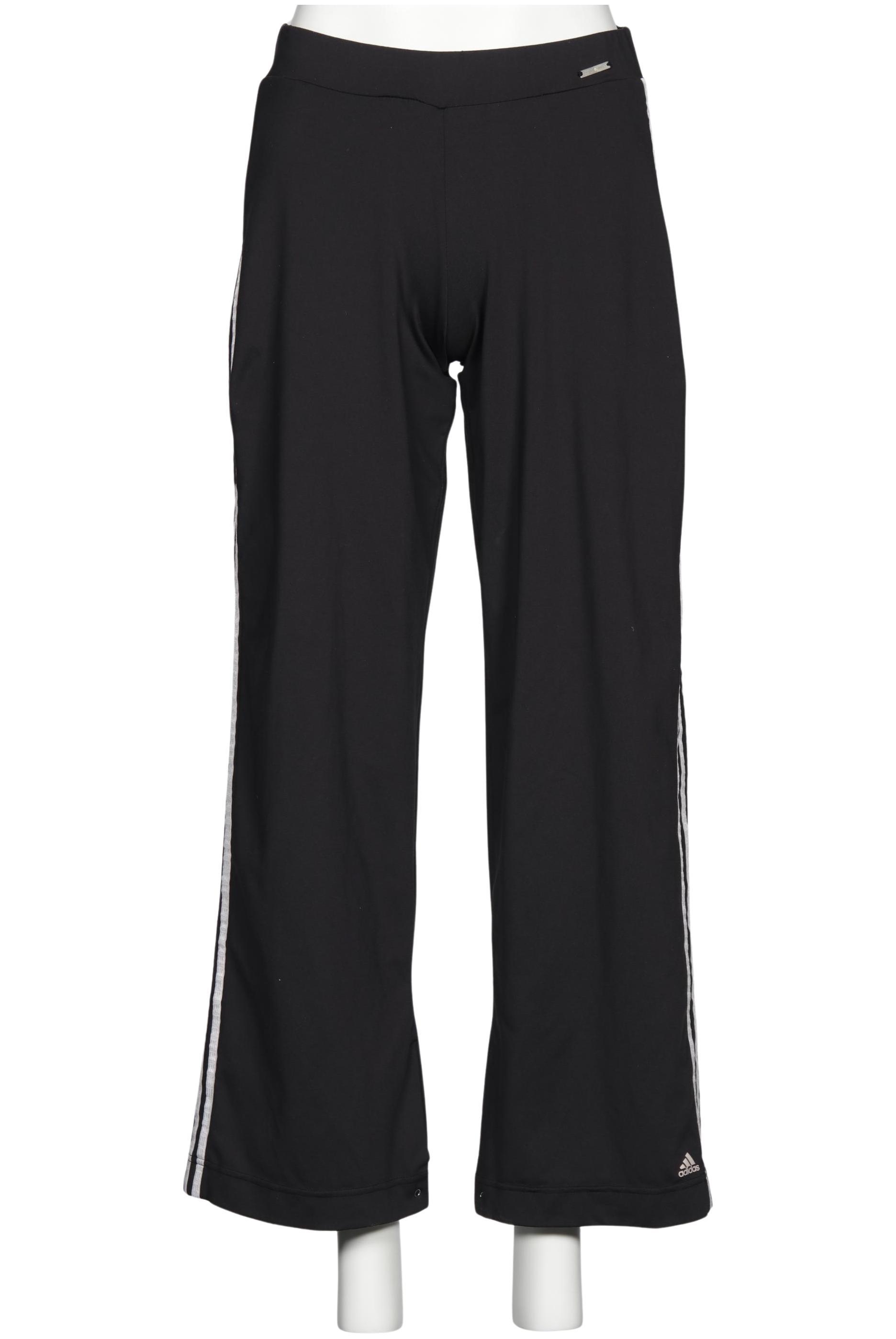 

adidas Damen Stoffhose, schwarz, Gr. 42