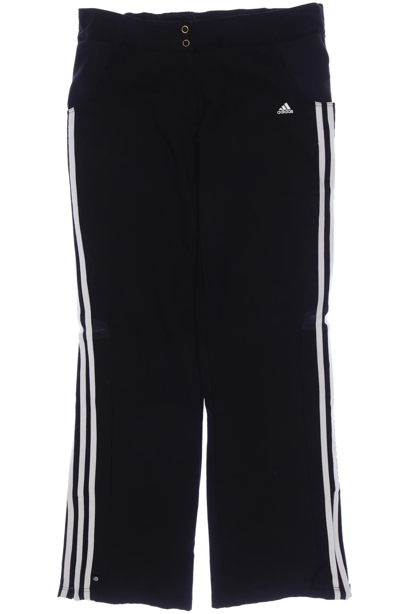 

adidas Damen Stoffhose, schwarz, Gr. 38