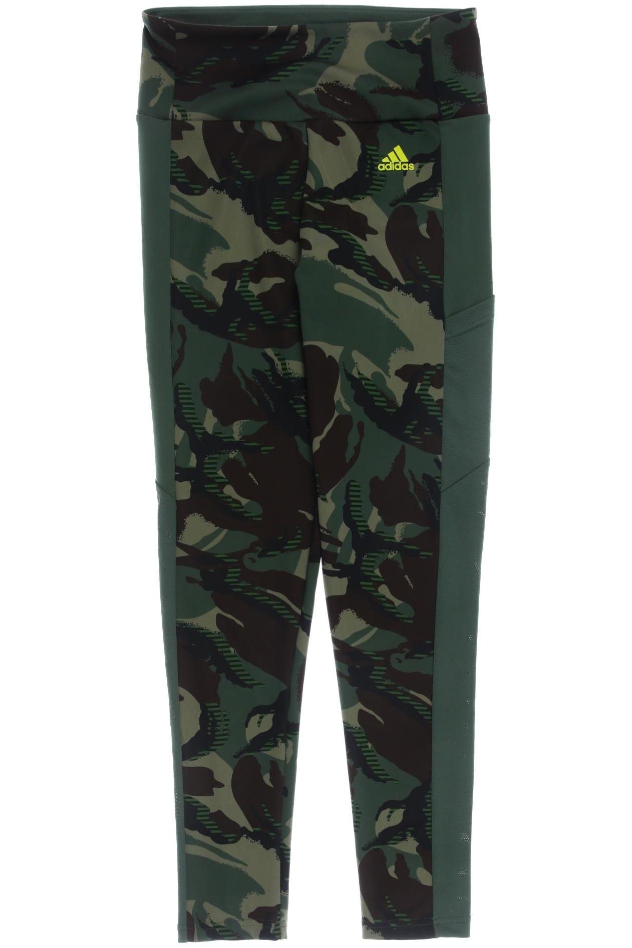 

adidas Damen Stoffhose, grün, Gr. 0