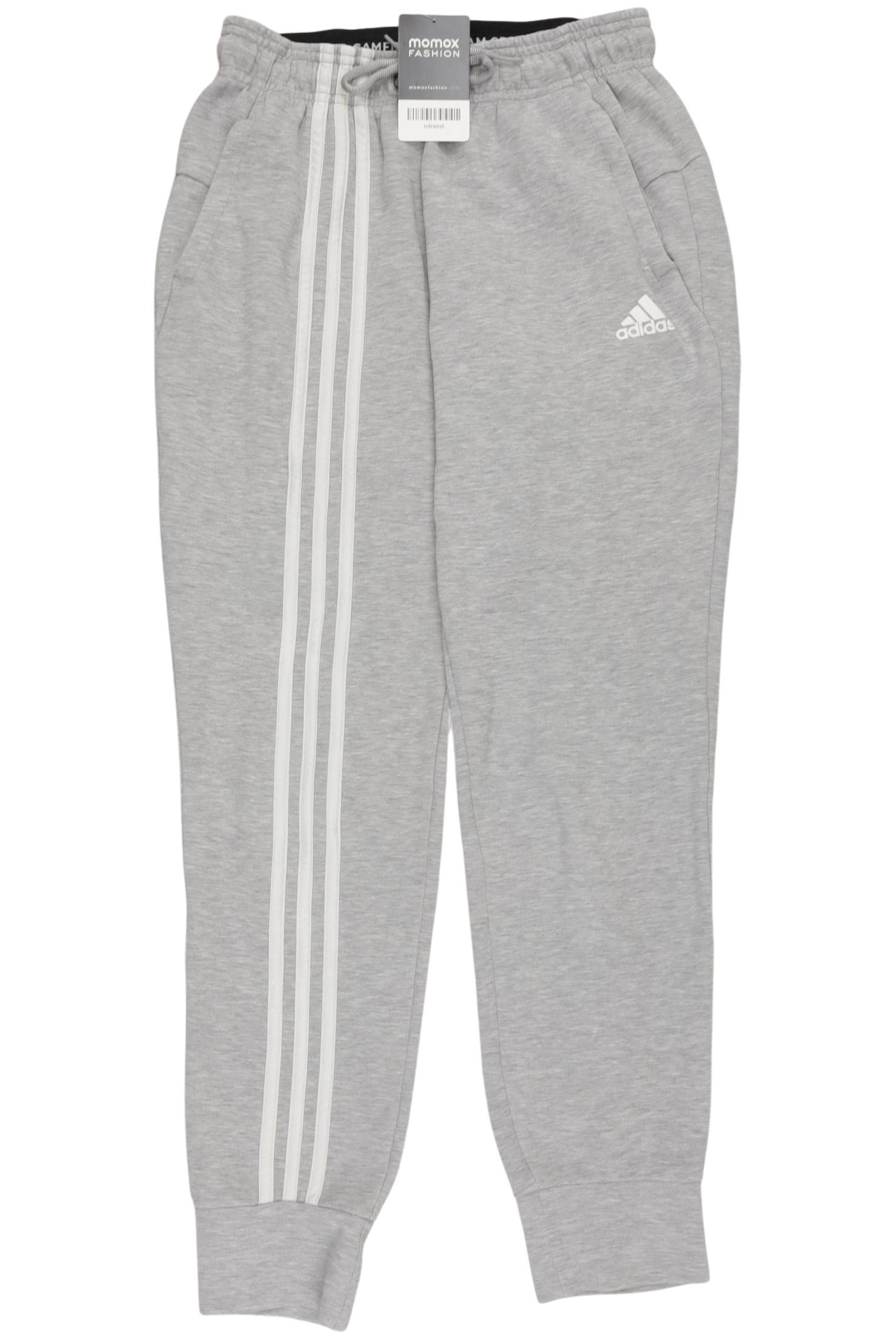 

adidas Damen Stoffhose, grau, Gr. 0