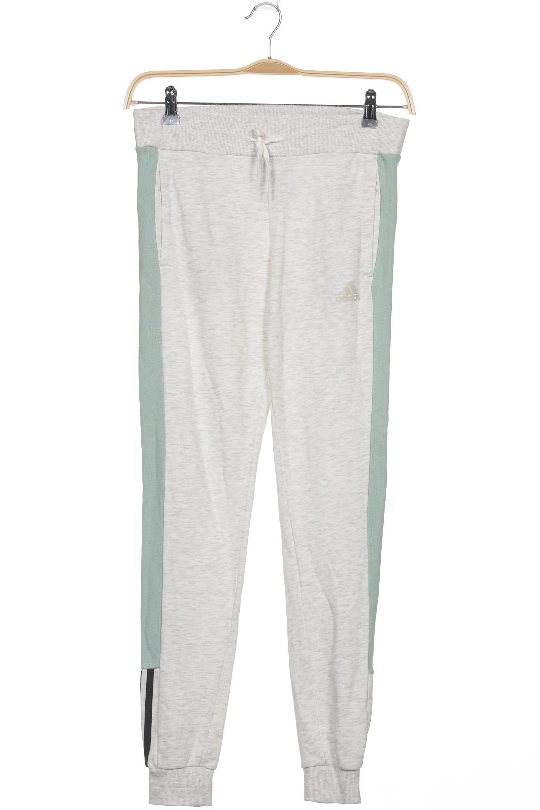 

adidas Damen Stoffhose, grau, Gr. 28
