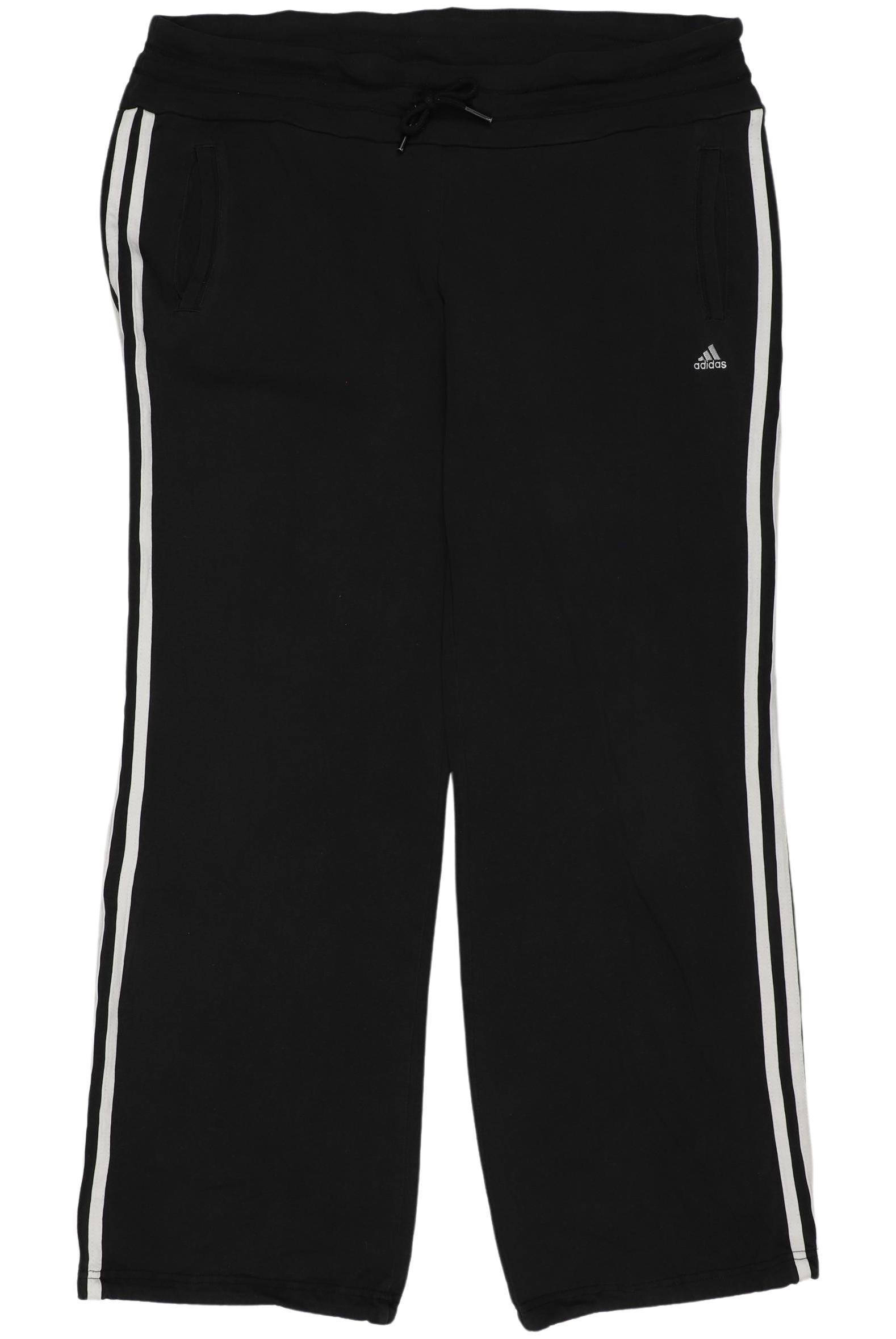 

adidas Damen Stoffhose, schwarz, Gr. 42
