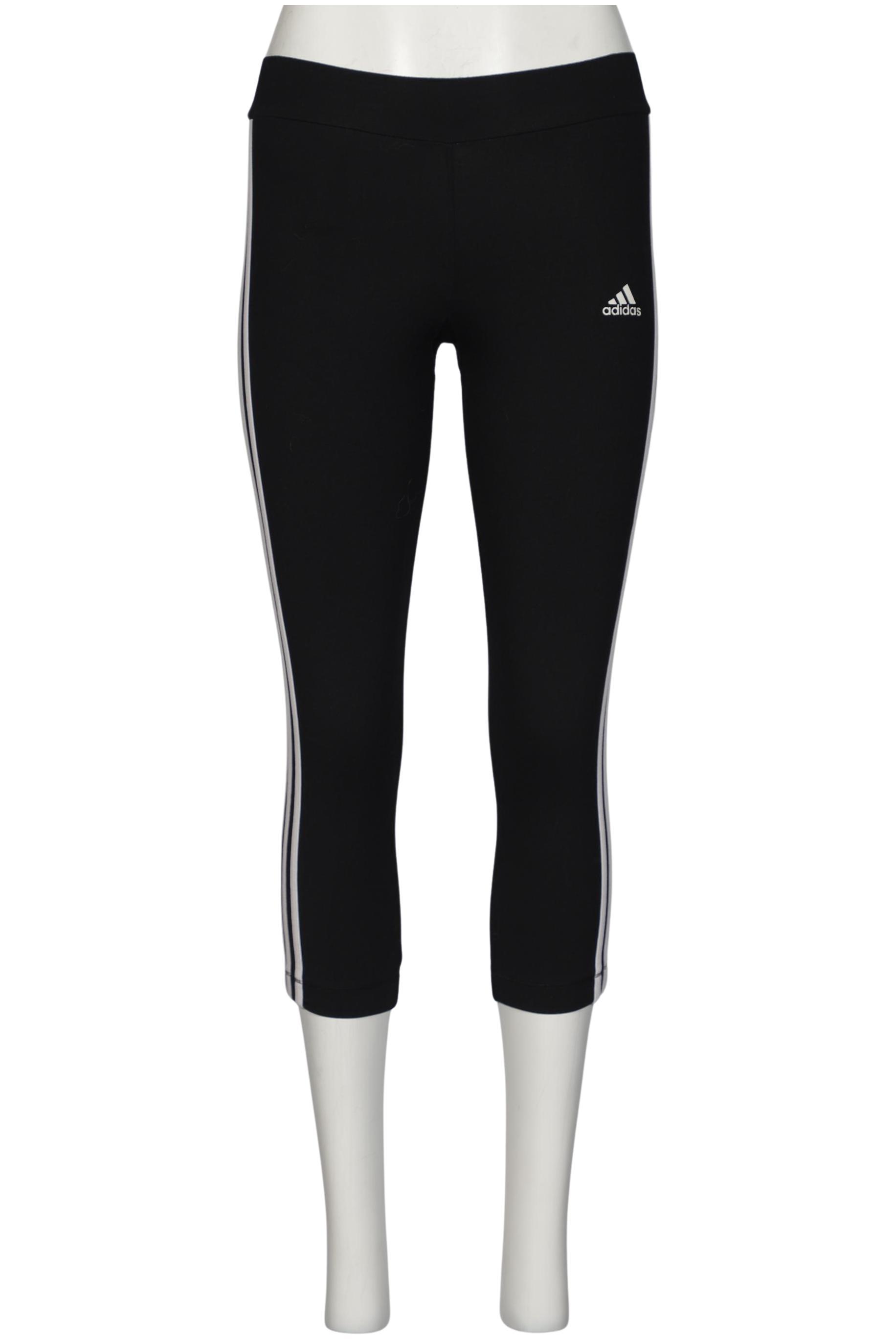

adidas Damen Stoffhose, schwarz, Gr. 38