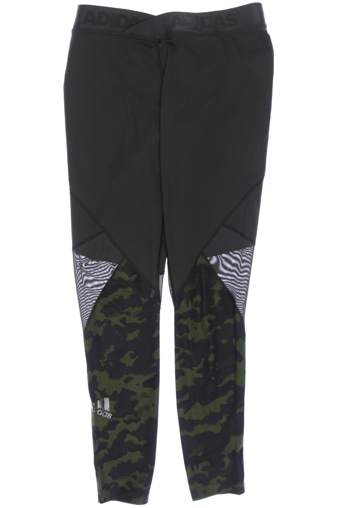 

adidas Damen Stoffhose, grün, Gr. 0