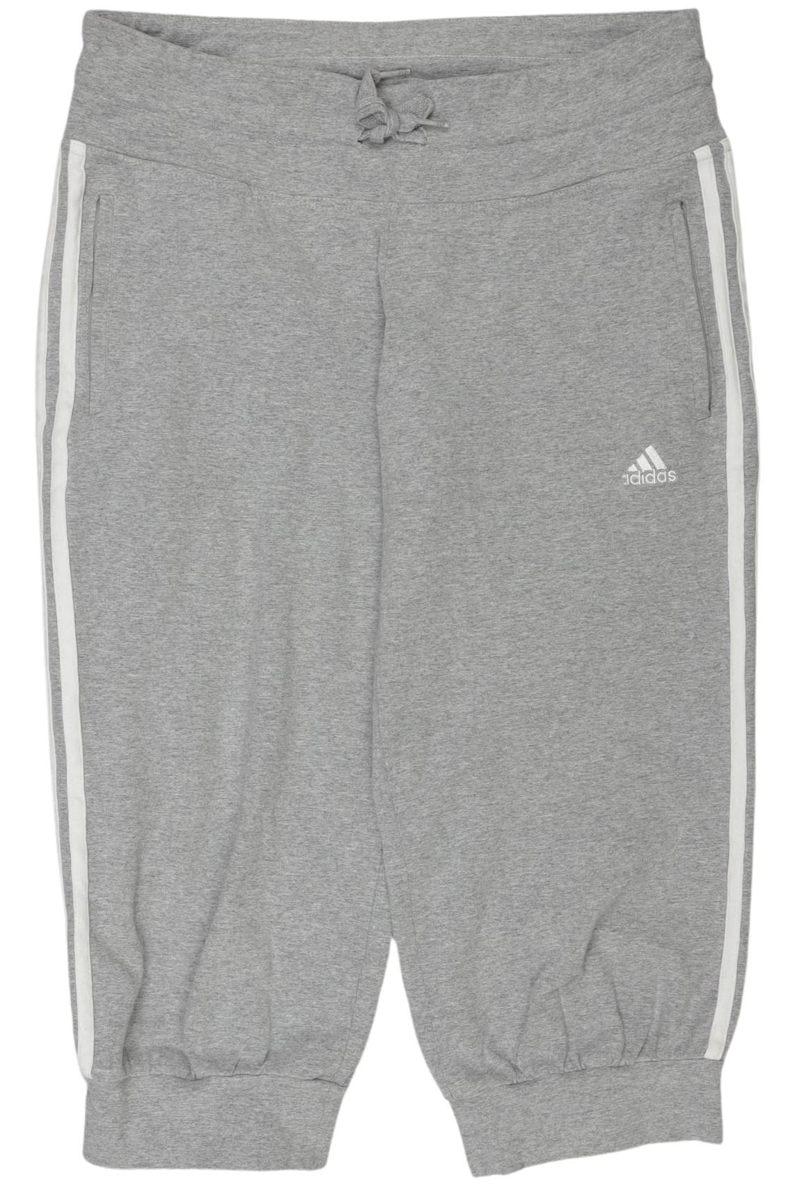 

adidas Damen Stoffhose, grau, Gr. 38
