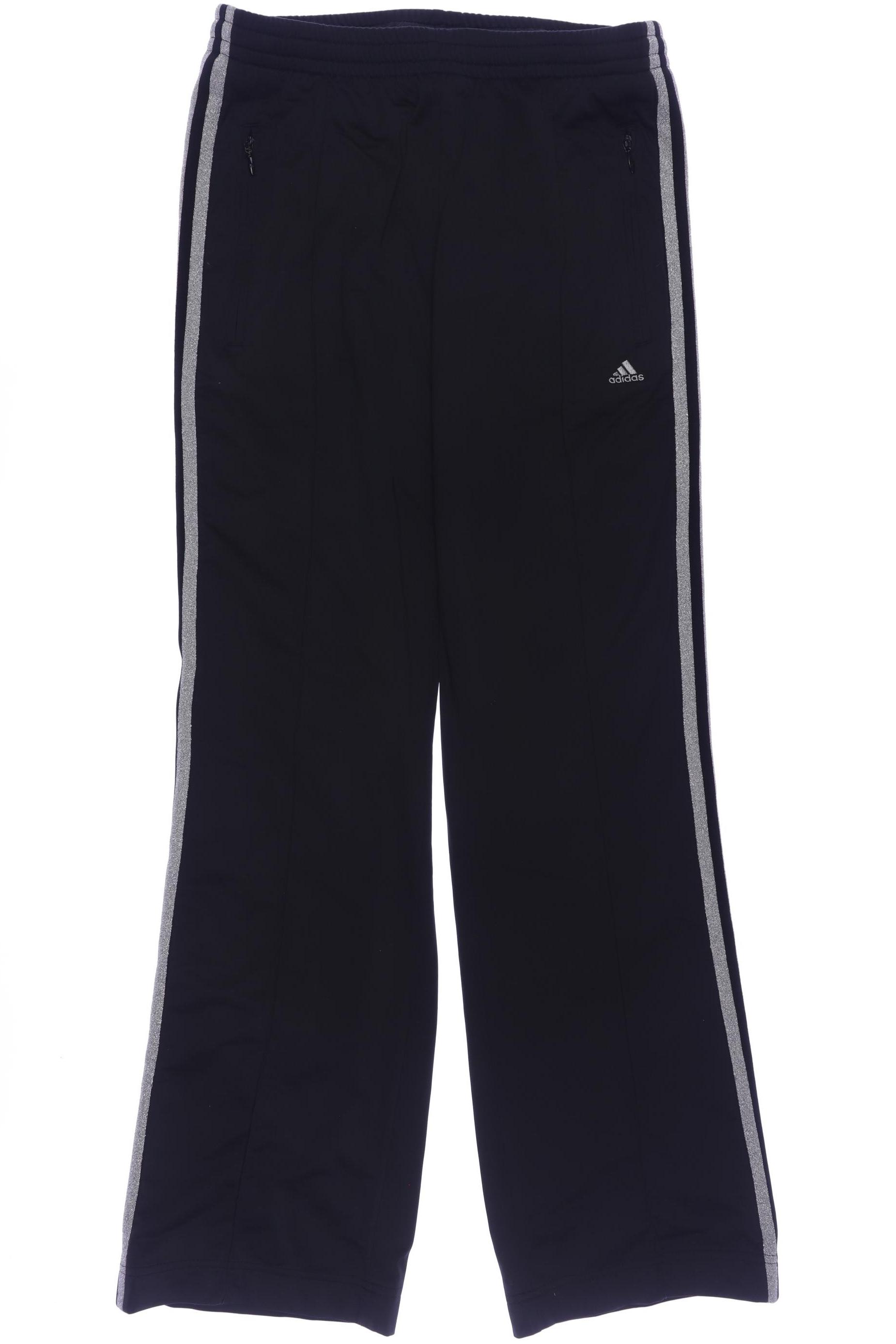 

adidas Damen Stoffhose, schwarz, Gr. 38