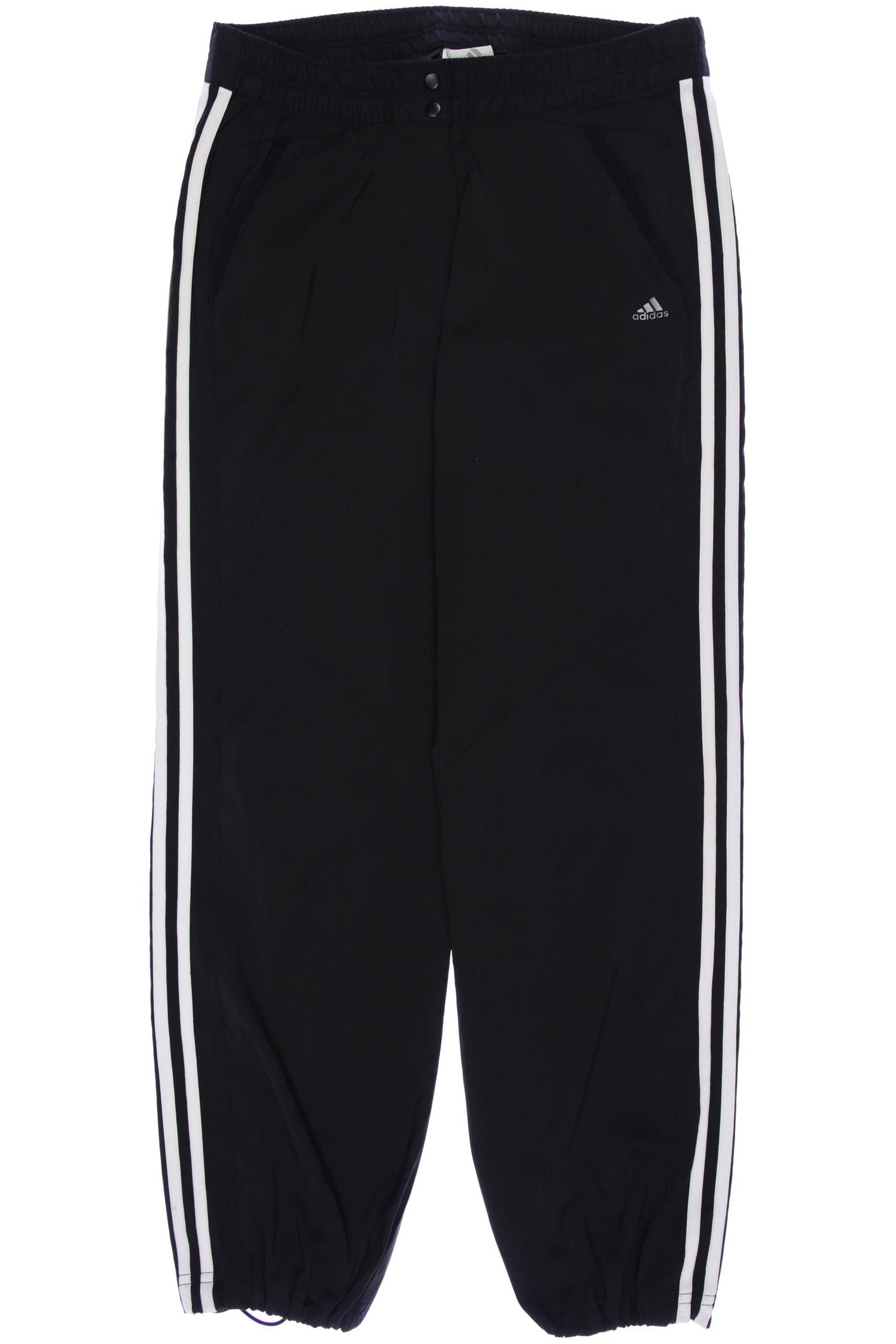 

adidas Damen Stoffhose, schwarz, Gr. 36