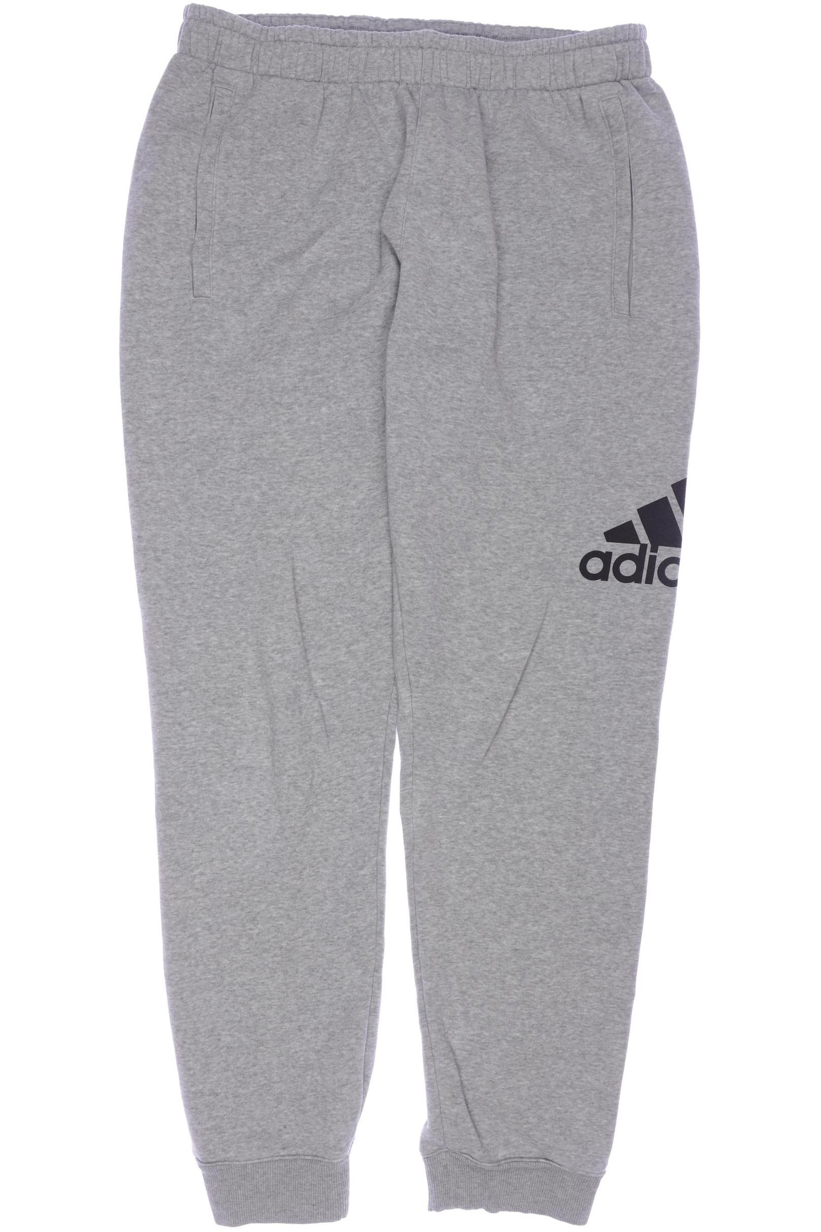

adidas Damen Stoffhose, grau, Gr. 0