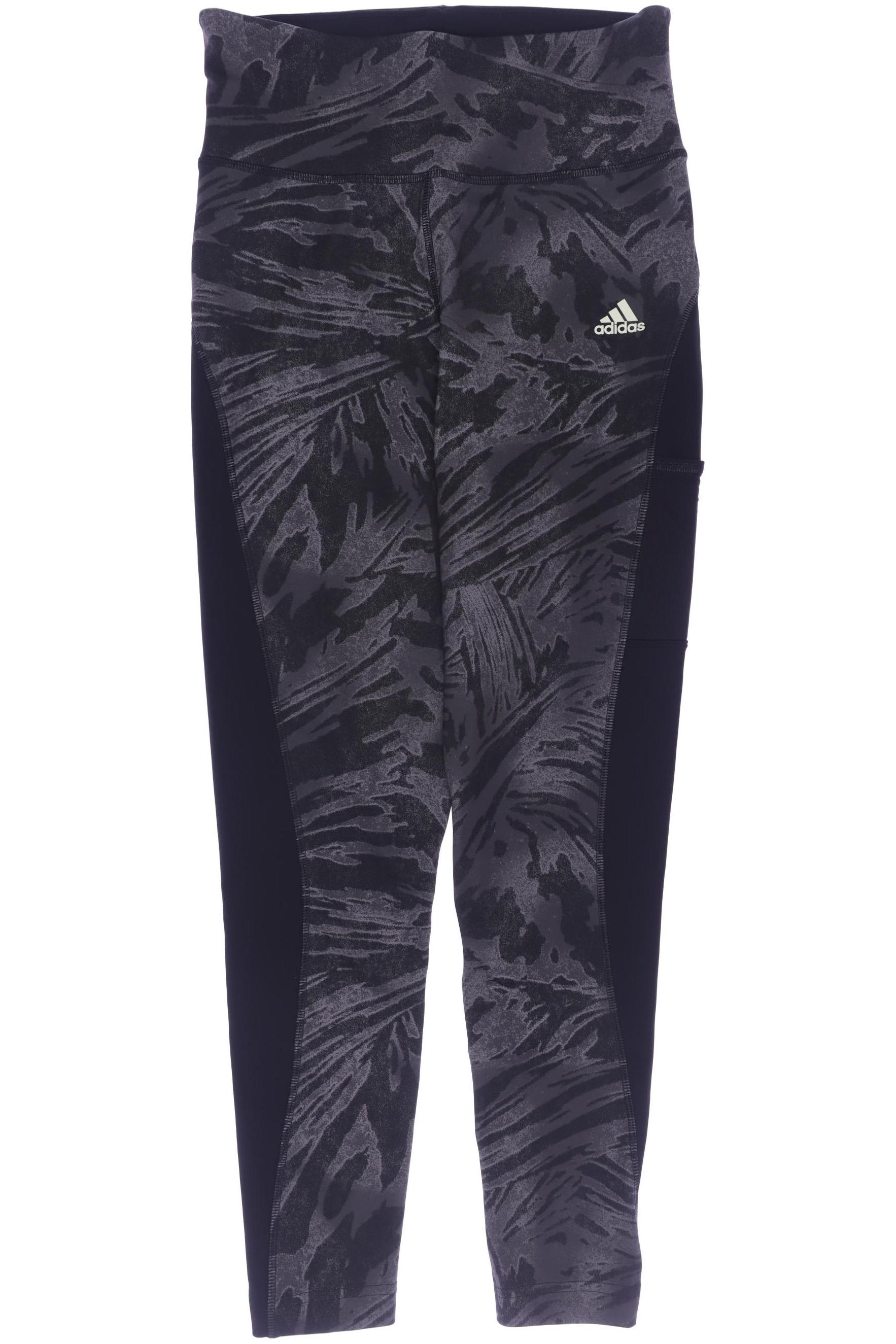 

adidas Damen Stoffhose, grau, Gr. 0