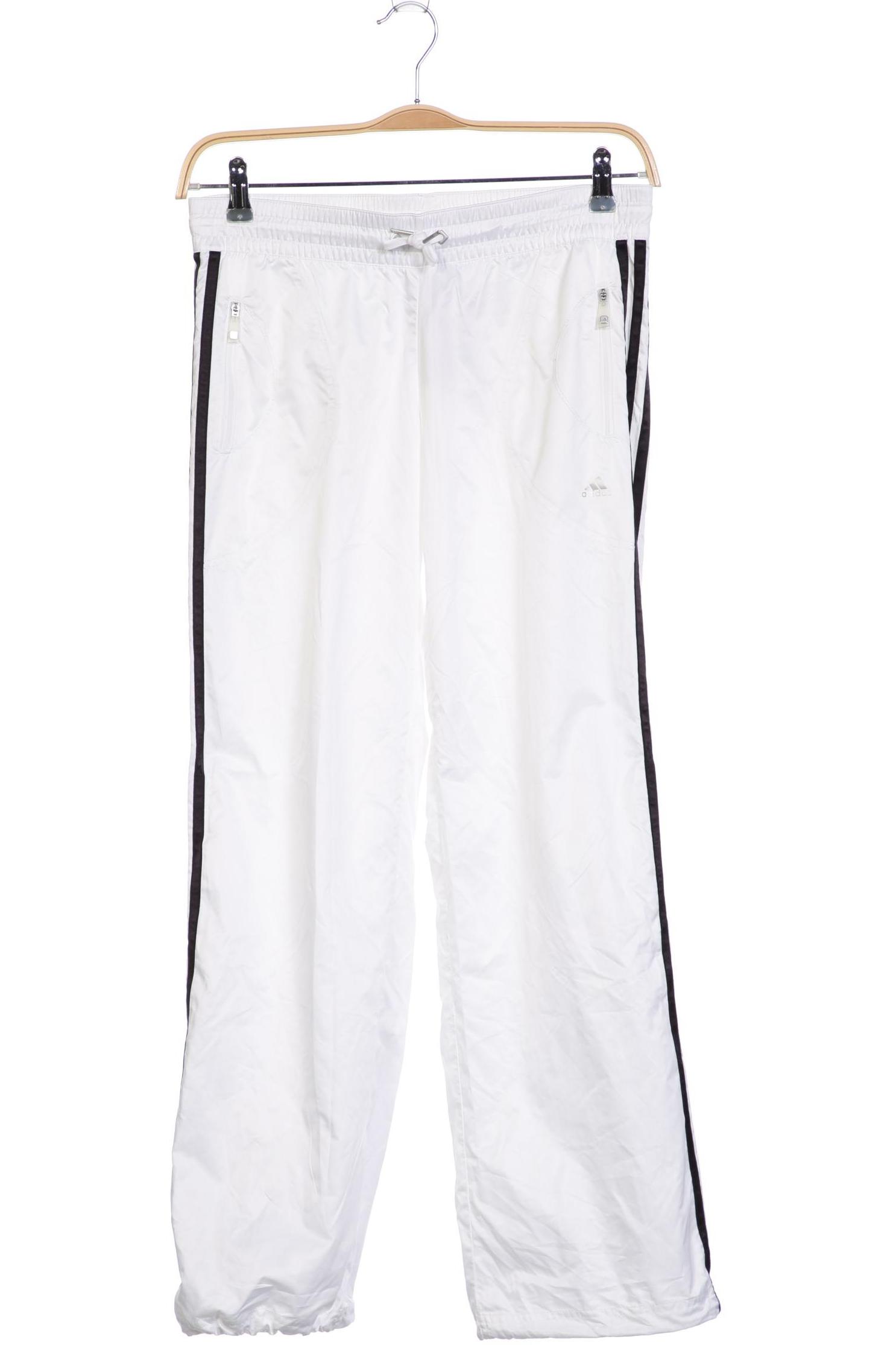 

adidas Damen Stoffhose, weiß, Gr. 36