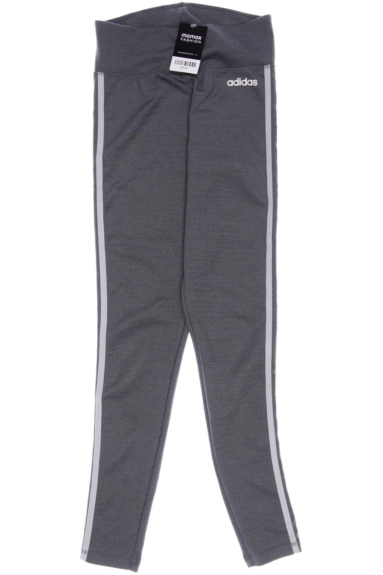 

adidas Damen Stoffhose, grau, Gr. 34