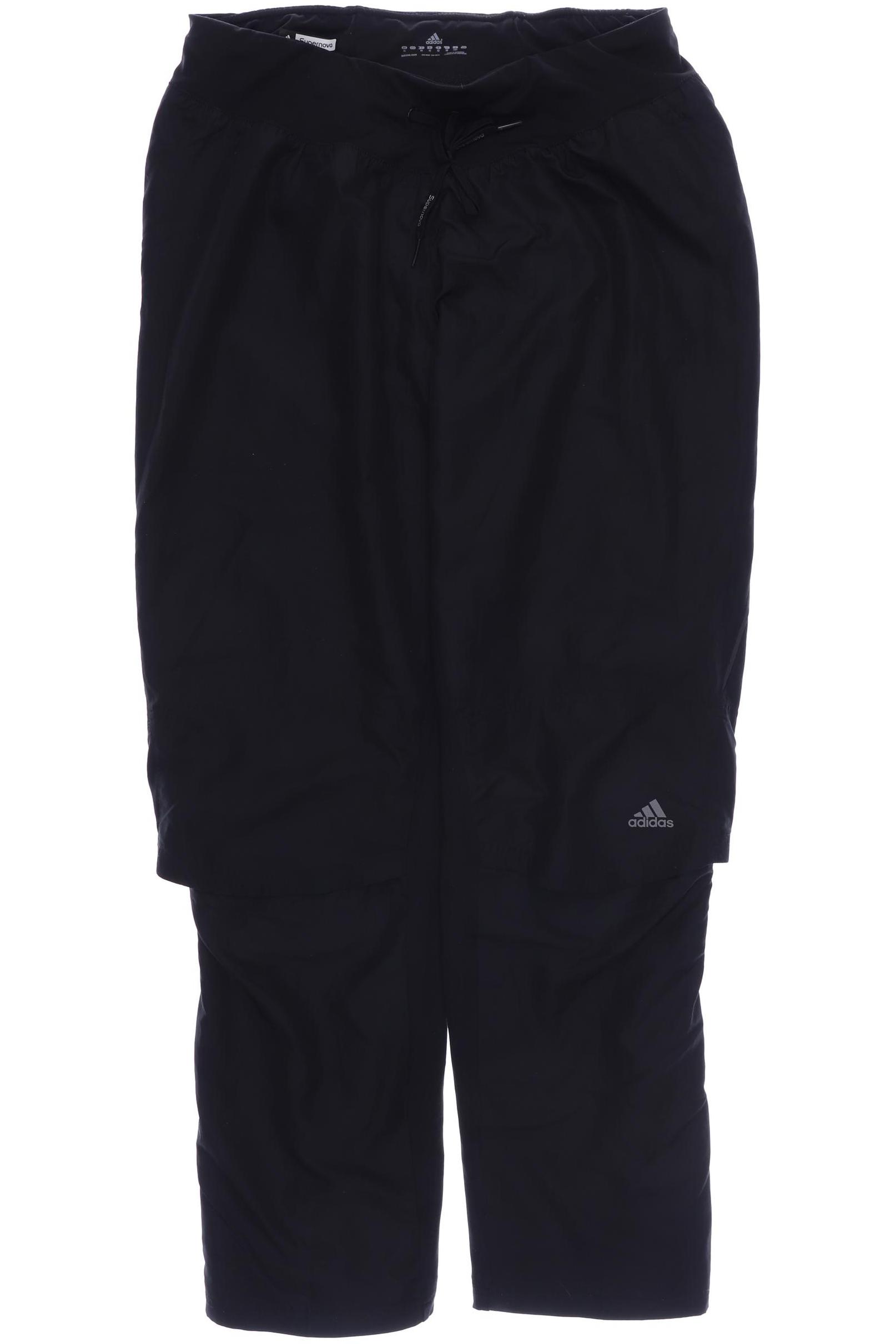

adidas Damen Stoffhose, schwarz, Gr. 42