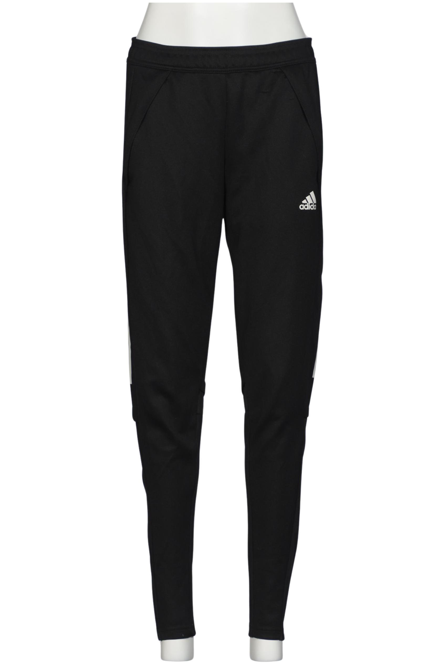 

adidas Damen Stoffhose, schwarz, Gr. 0