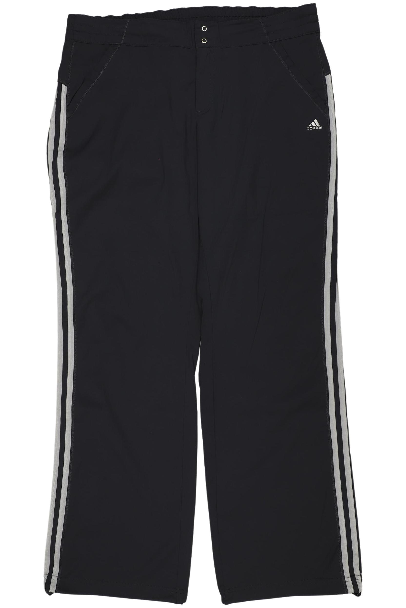 

adidas Damen Stoffhose, grau, Gr. 44