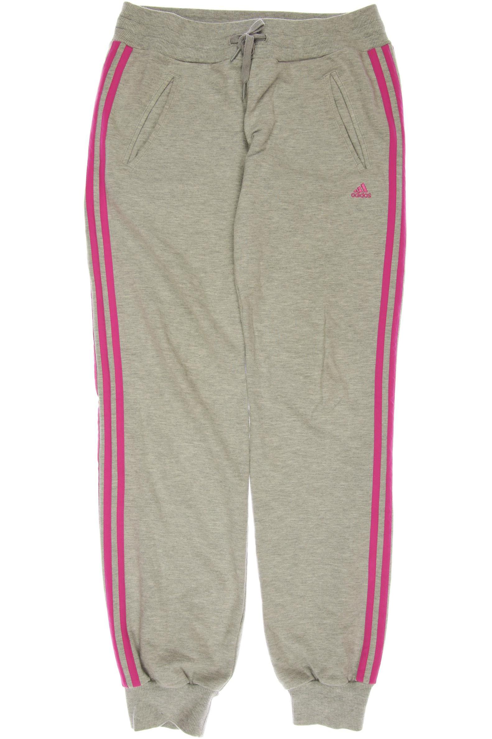 

adidas Damen Stoffhose, grau, Gr. 34