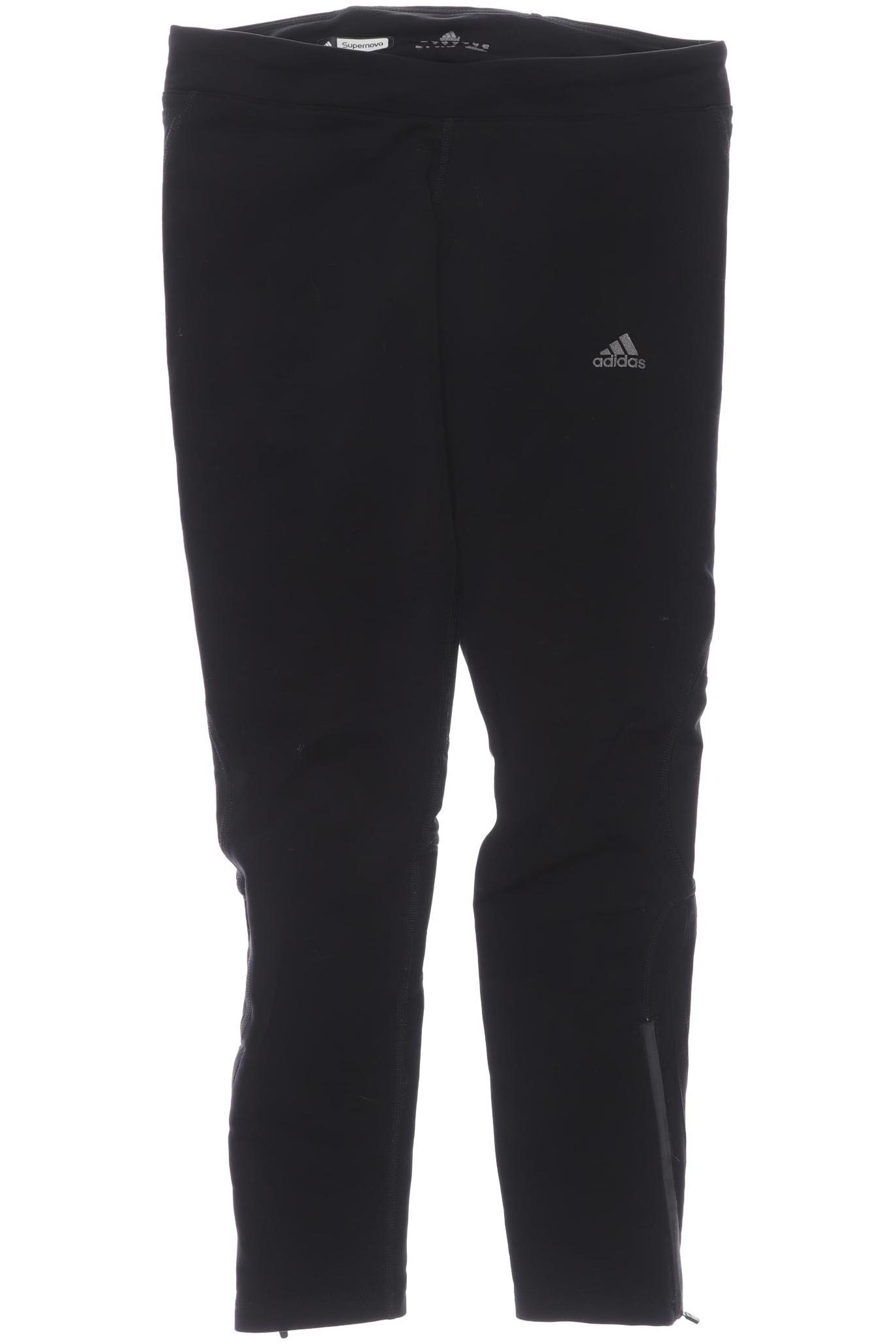 

adidas Damen Stoffhose, schwarz, Gr. 40