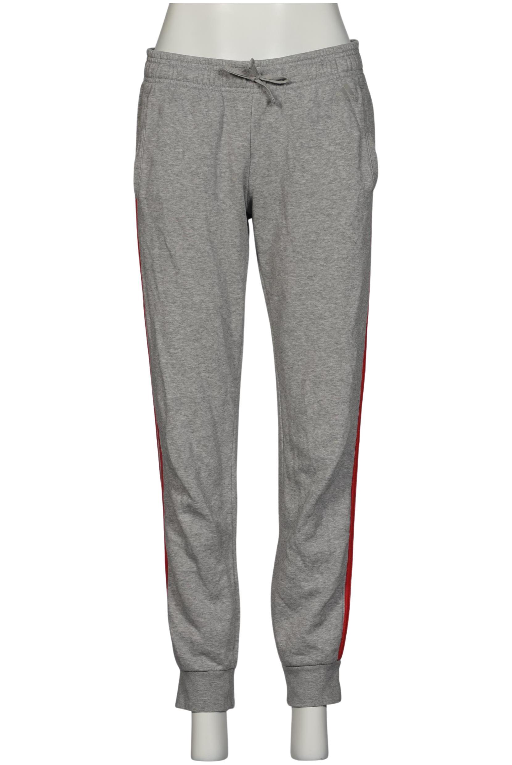 

adidas Damen Stoffhose, grau, Gr. 0