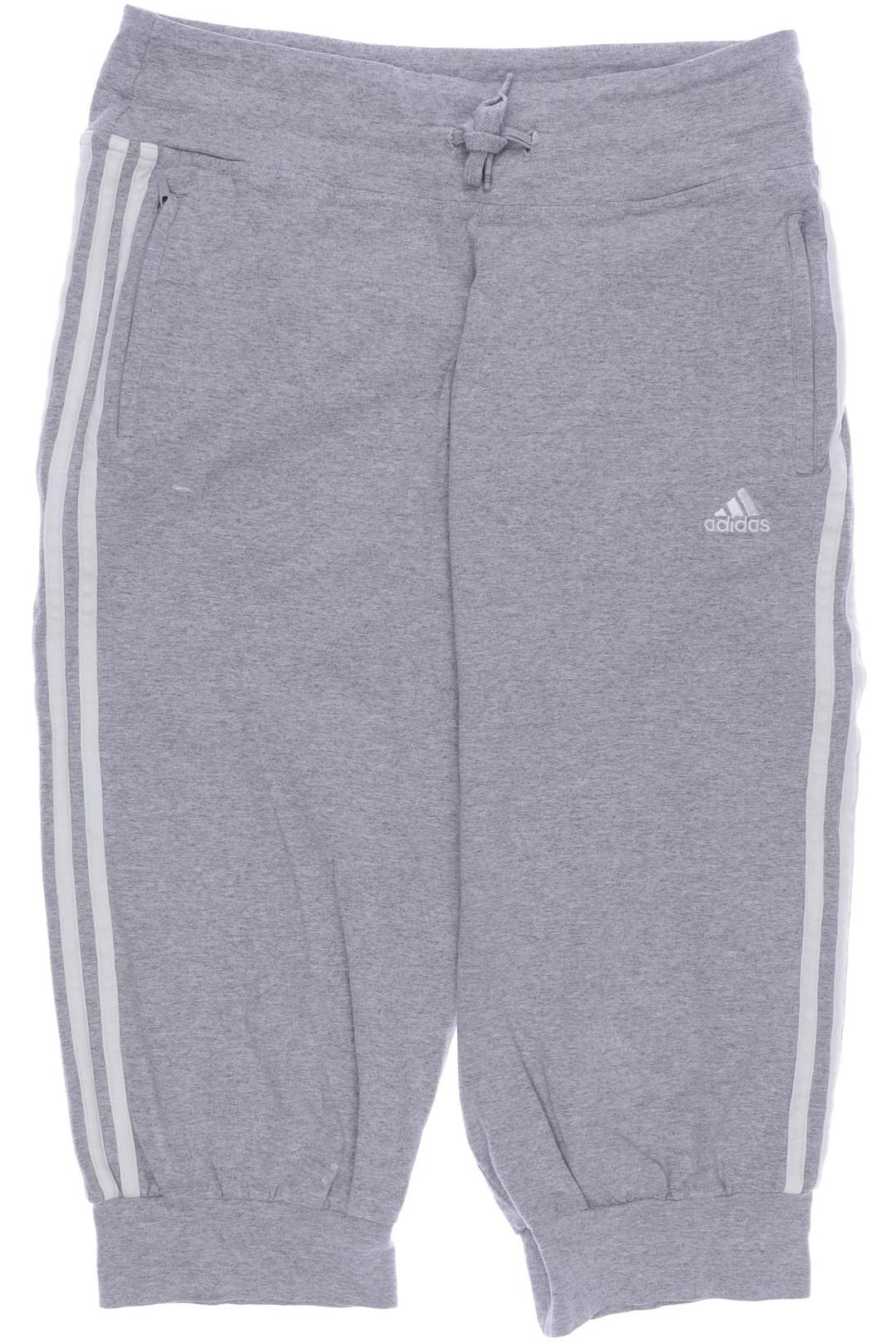 

adidas Damen Stoffhose, grau, Gr. 38