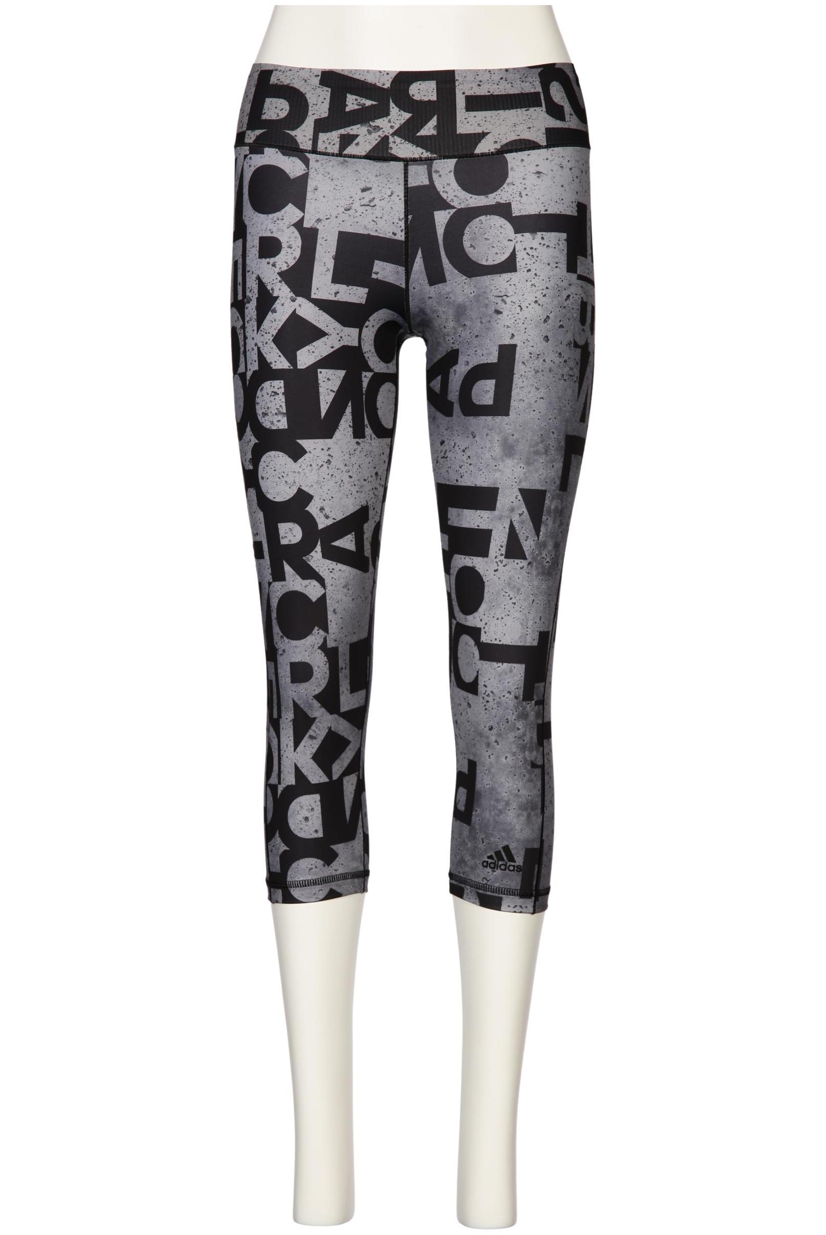 

adidas Damen Stoffhose, grau, Gr. 0