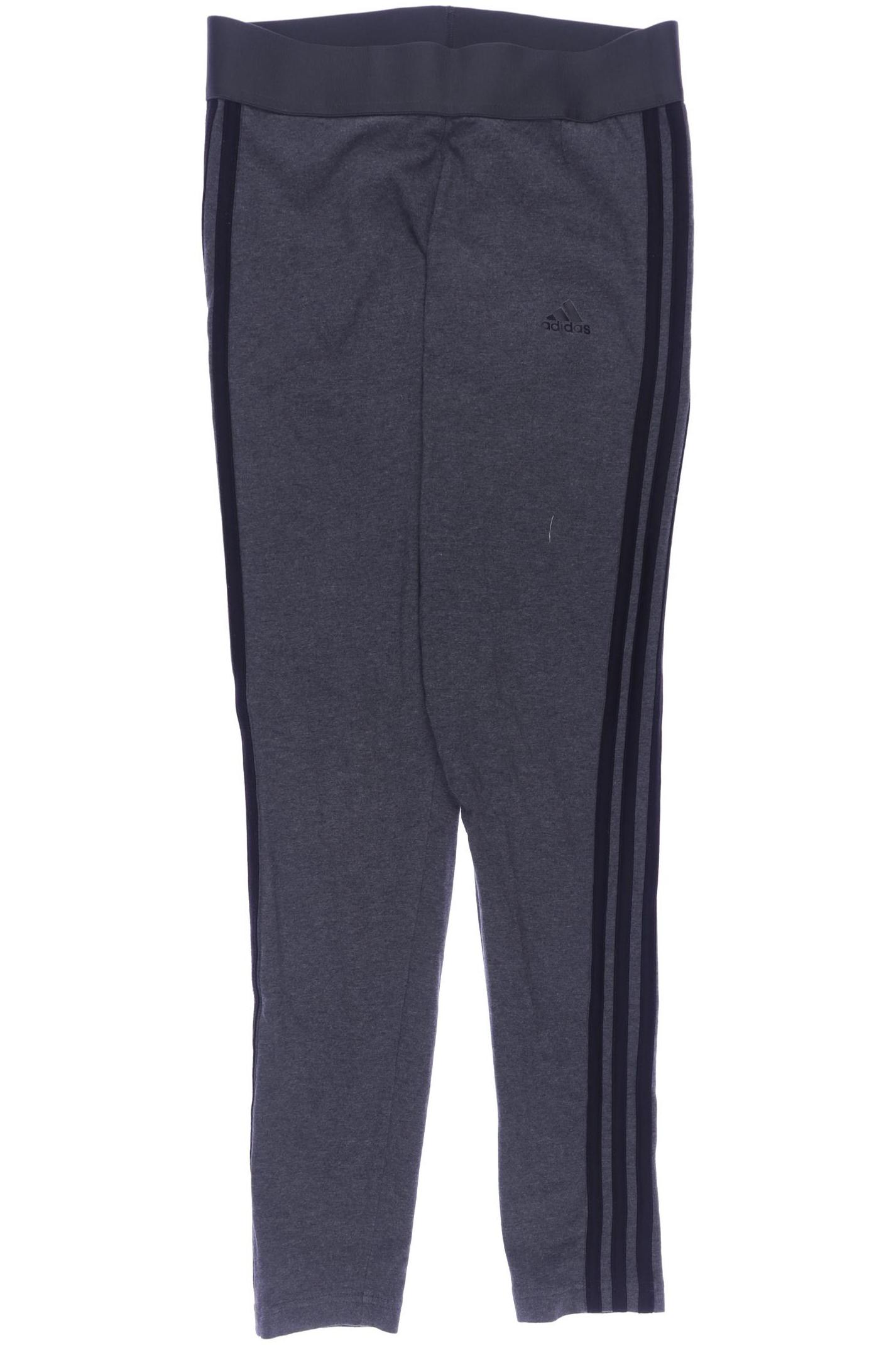 

adidas Damen Stoffhose, grau, Gr. 0