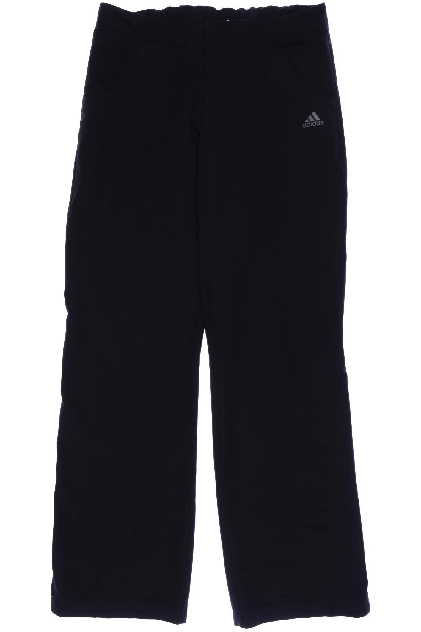 

adidas Damen Stoffhose, schwarz, Gr. 38