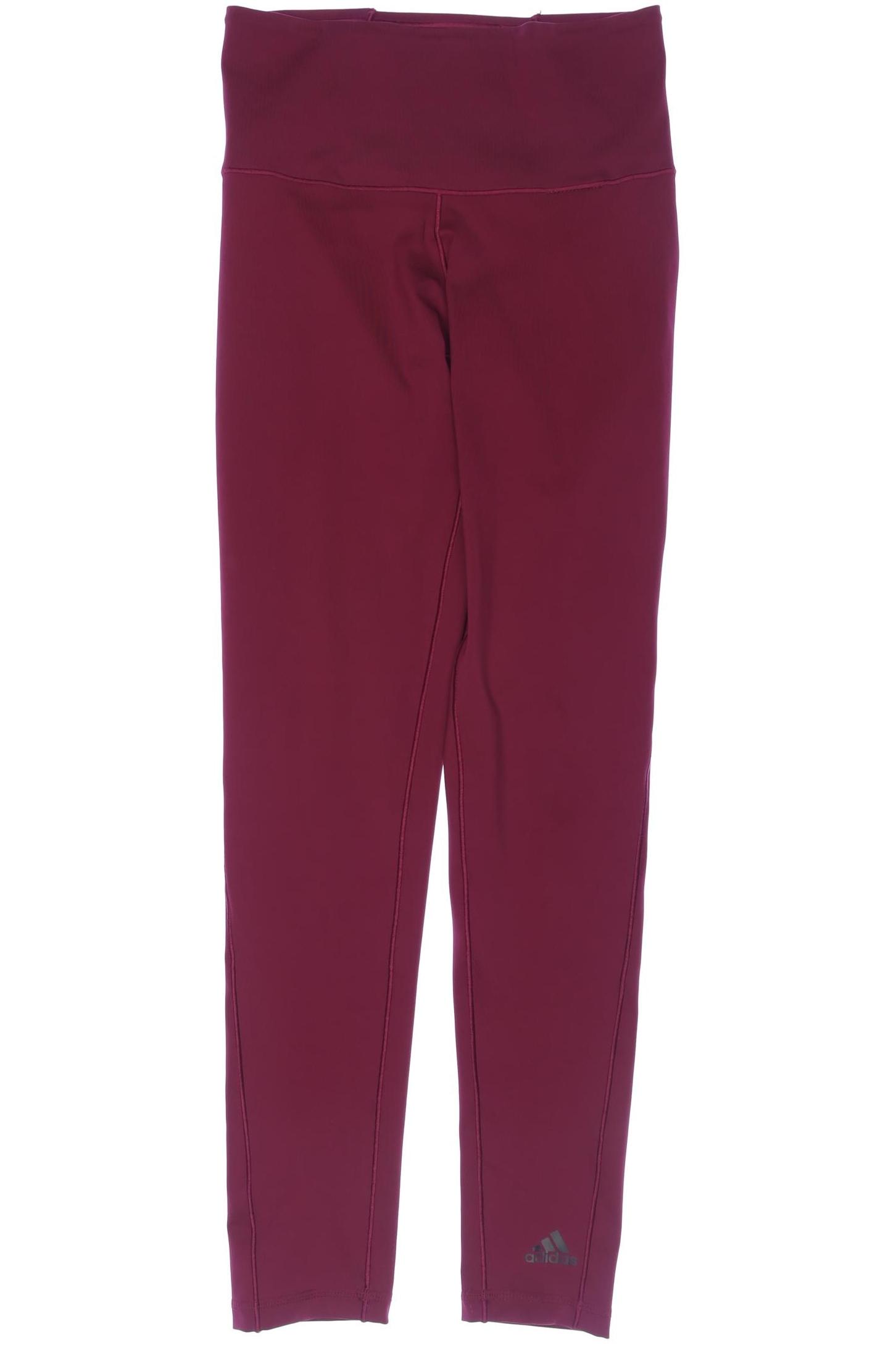 

adidas Damen Stoffhose, bordeaux, Gr. 0