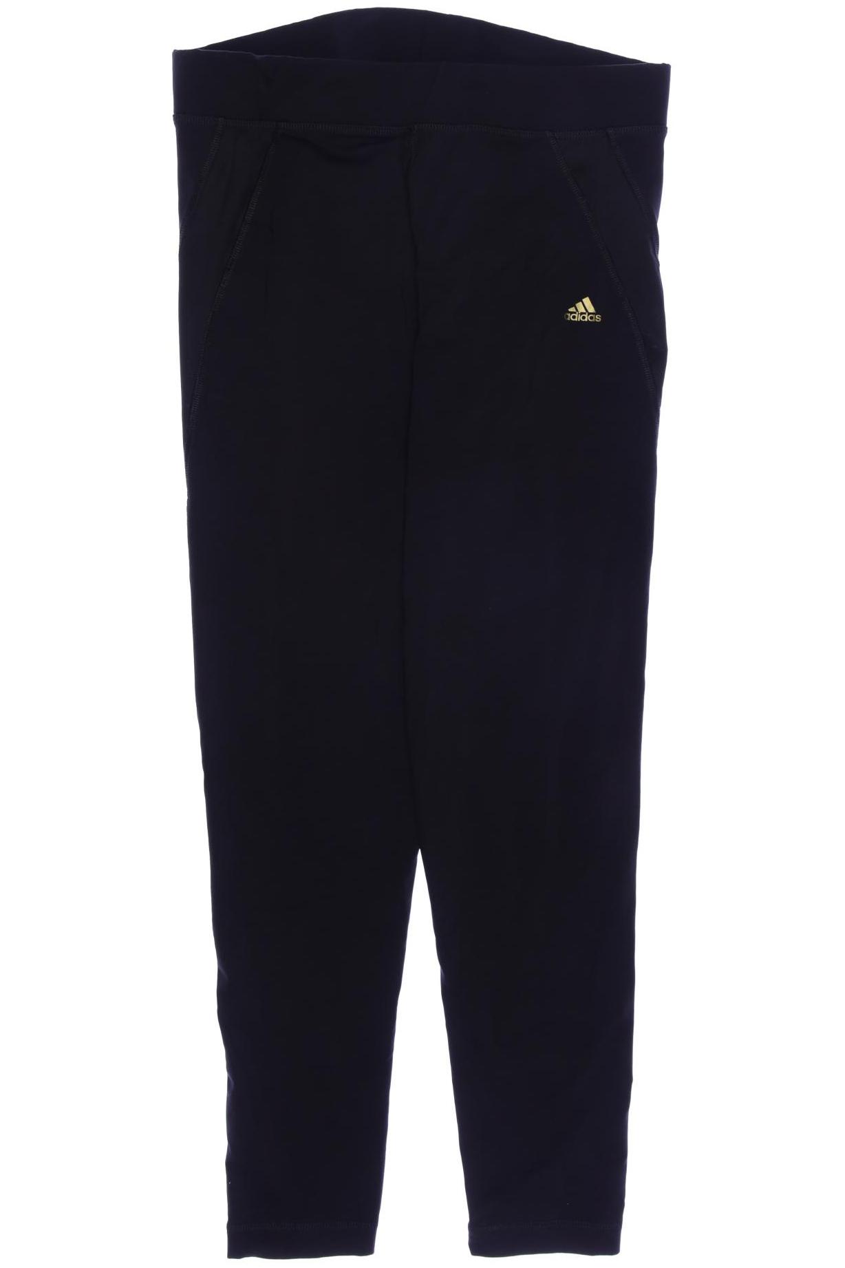 

adidas Damen Stoffhose, schwarz, Gr. 0