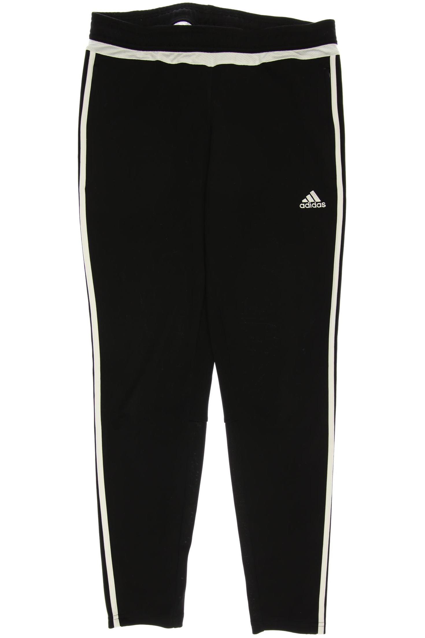 

adidas Damen Stoffhose, schwarz, Gr. 38