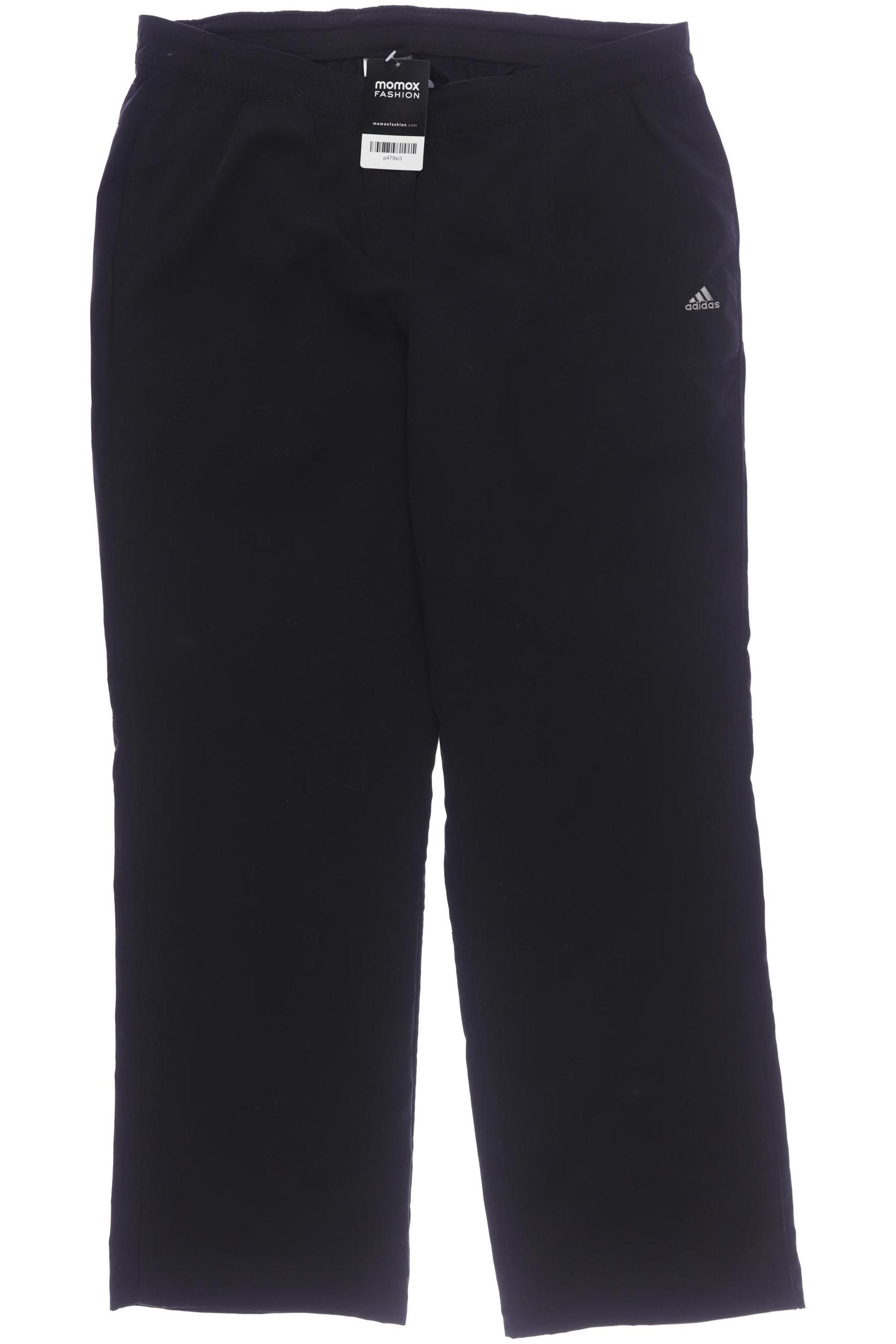 

adidas Damen Stoffhose, schwarz, Gr. 46