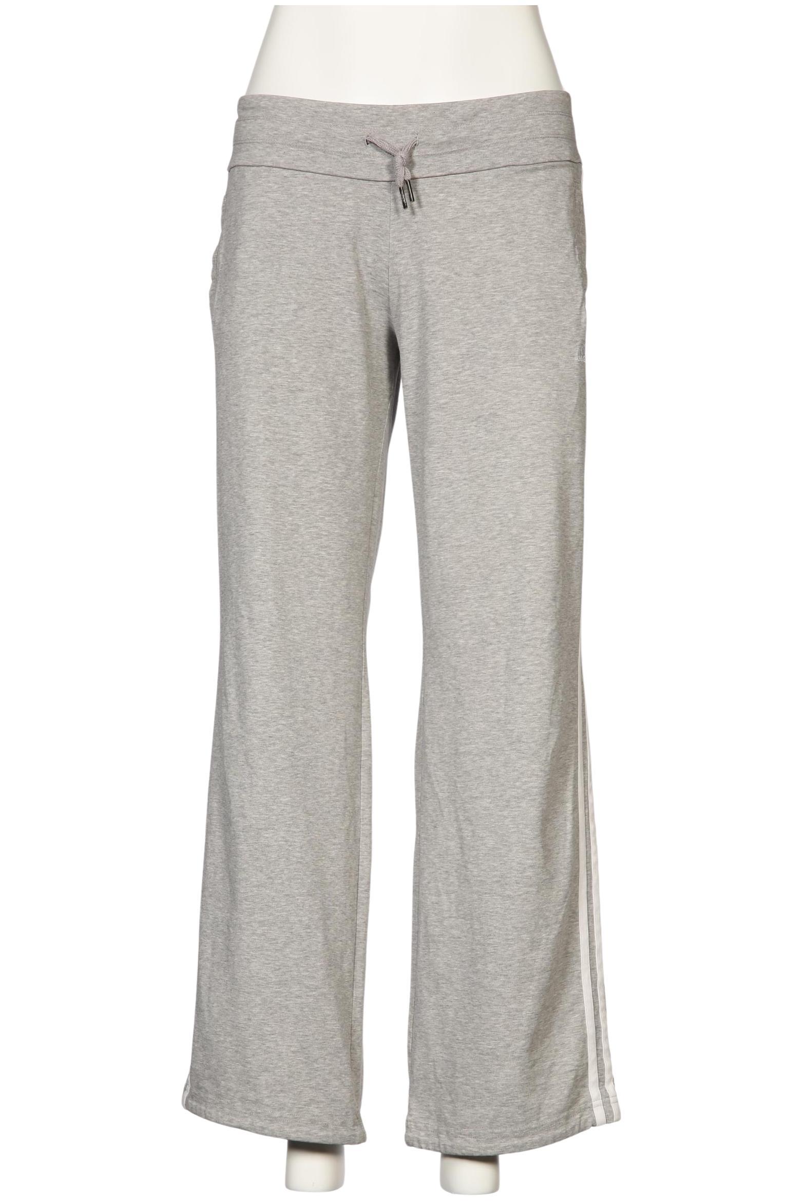 

adidas Damen Stoffhose, grau, Gr. 0