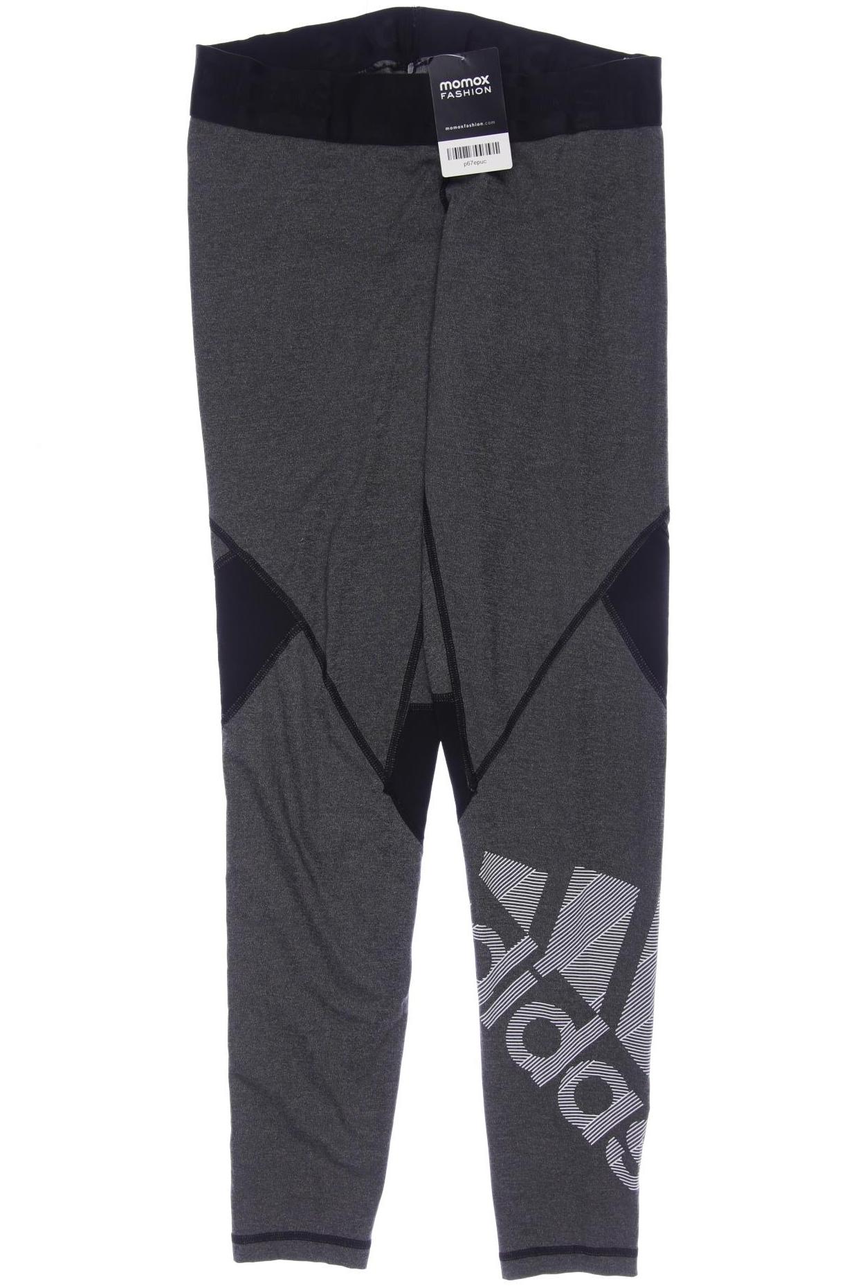 

adidas Damen Stoffhose, grau, Gr. 38