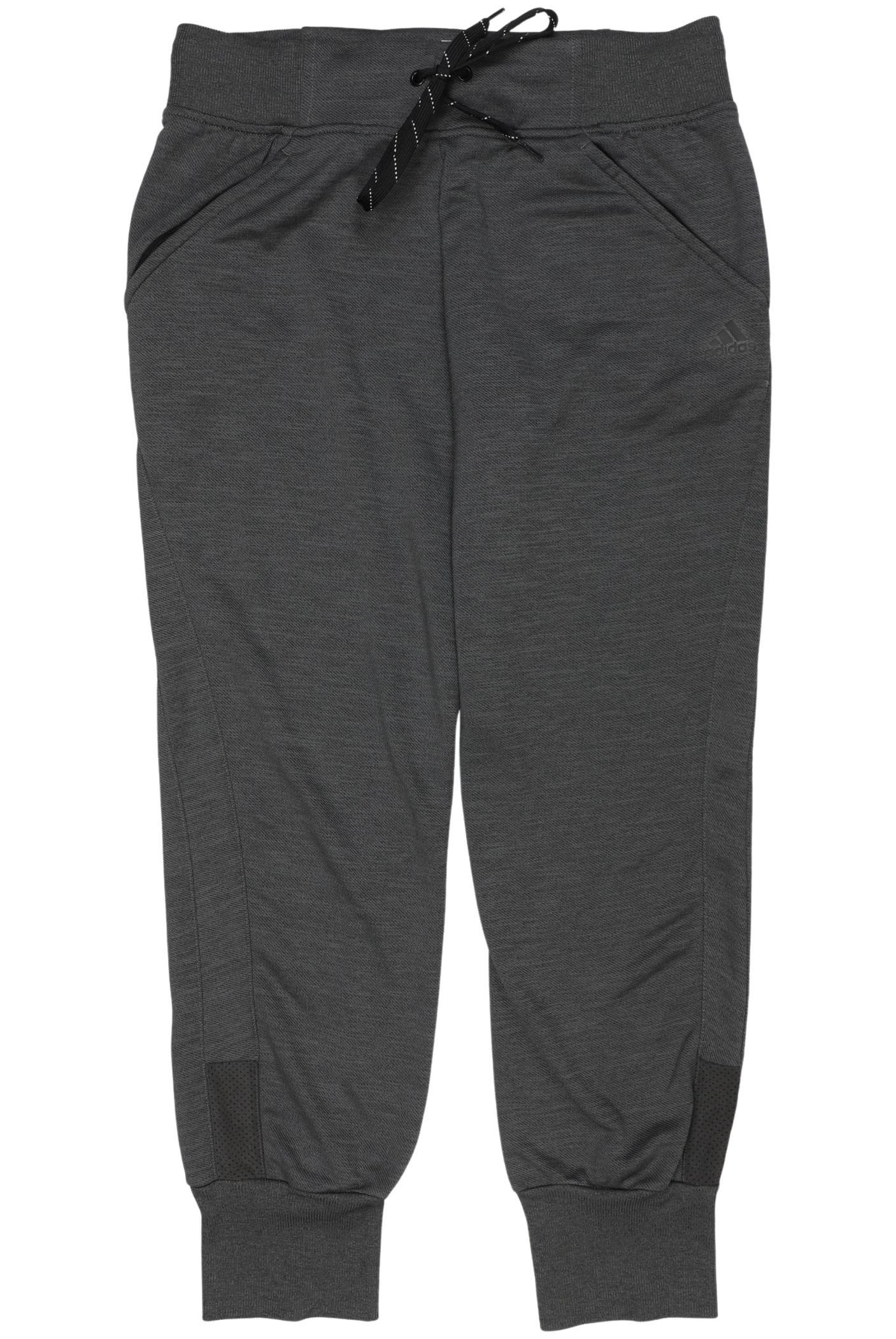 

adidas Damen Stoffhose, grau, Gr. 36