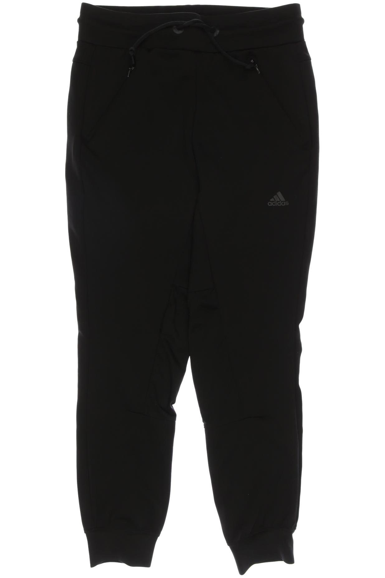 

adidas Damen Stoffhose, schwarz, Gr. 0