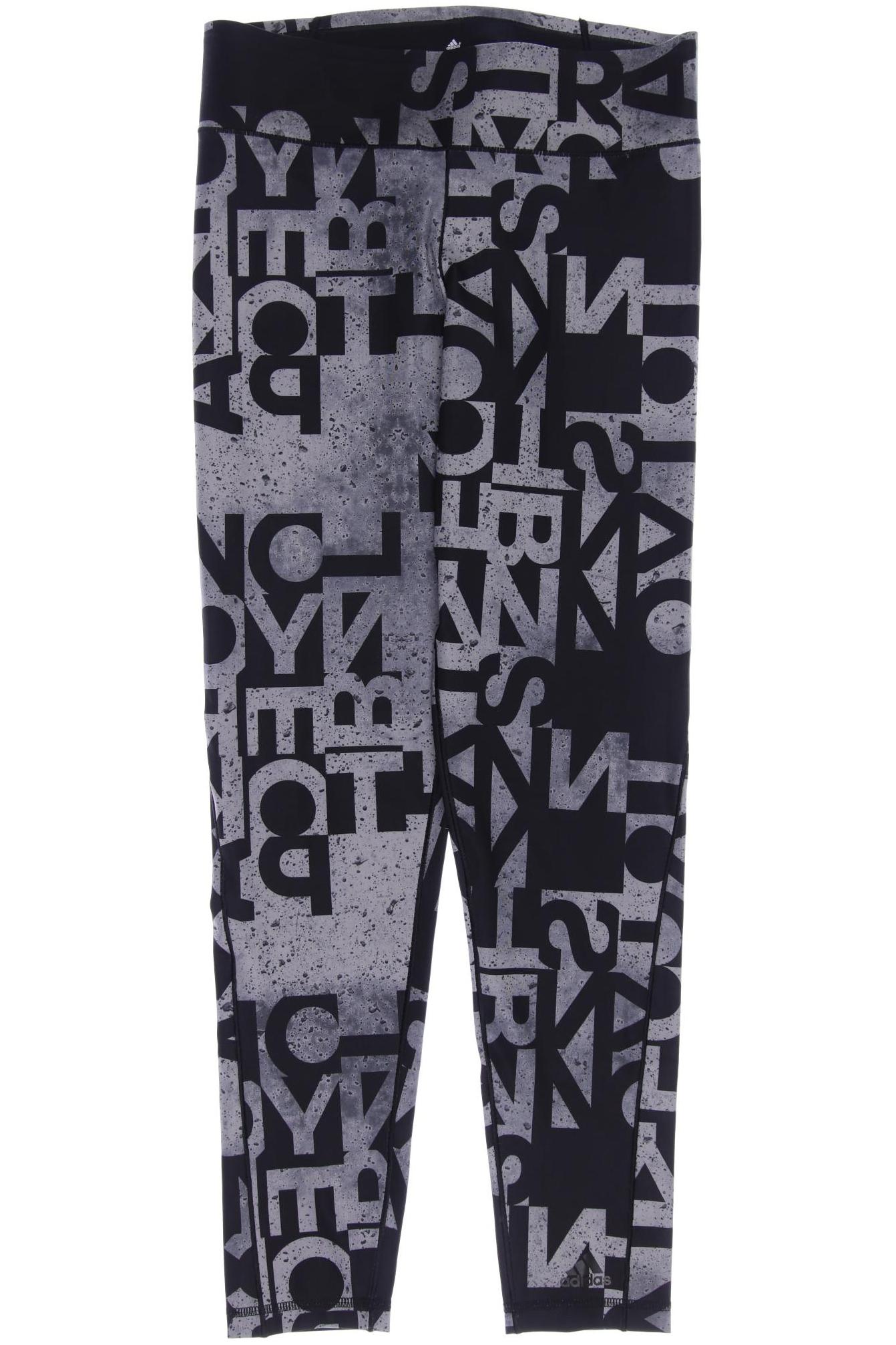 

adidas Damen Stoffhose, grau, Gr. 38