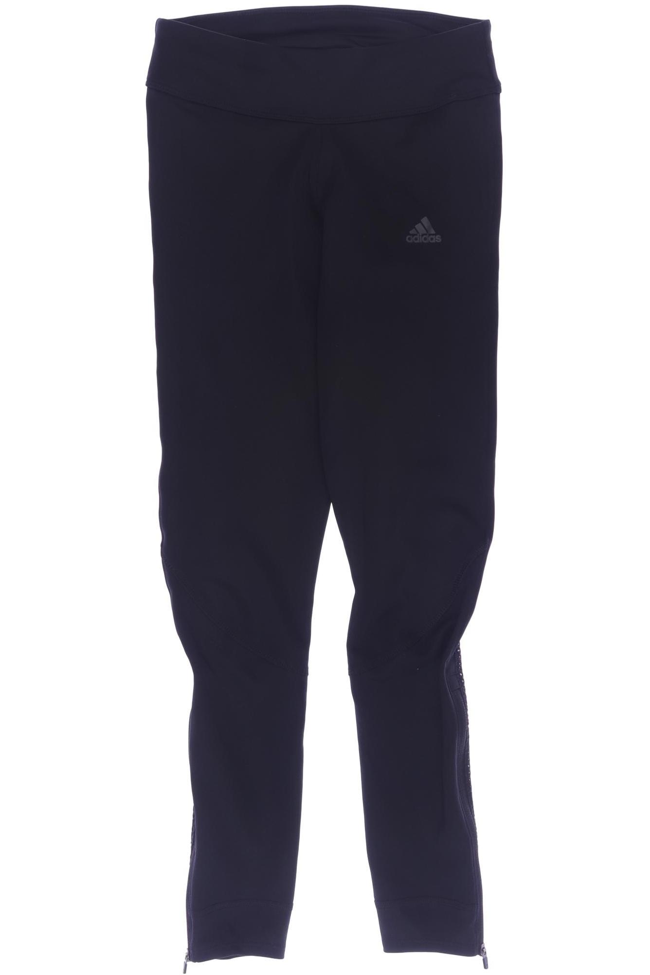 

adidas Damen Stoffhose, schwarz, Gr. 0