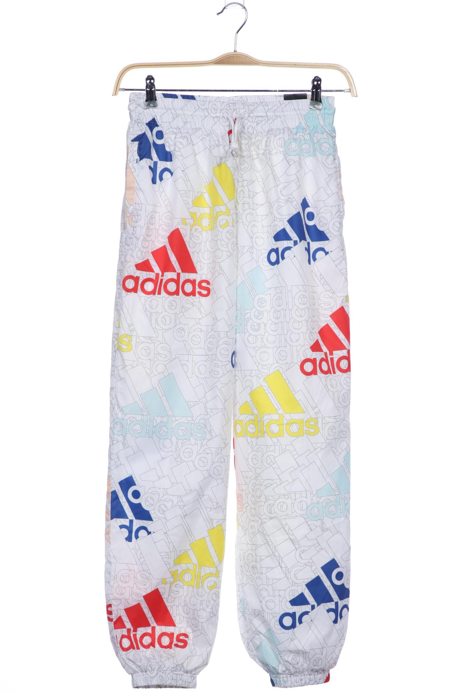 

adidas Damen Stoffhose, weiß, Gr. 0