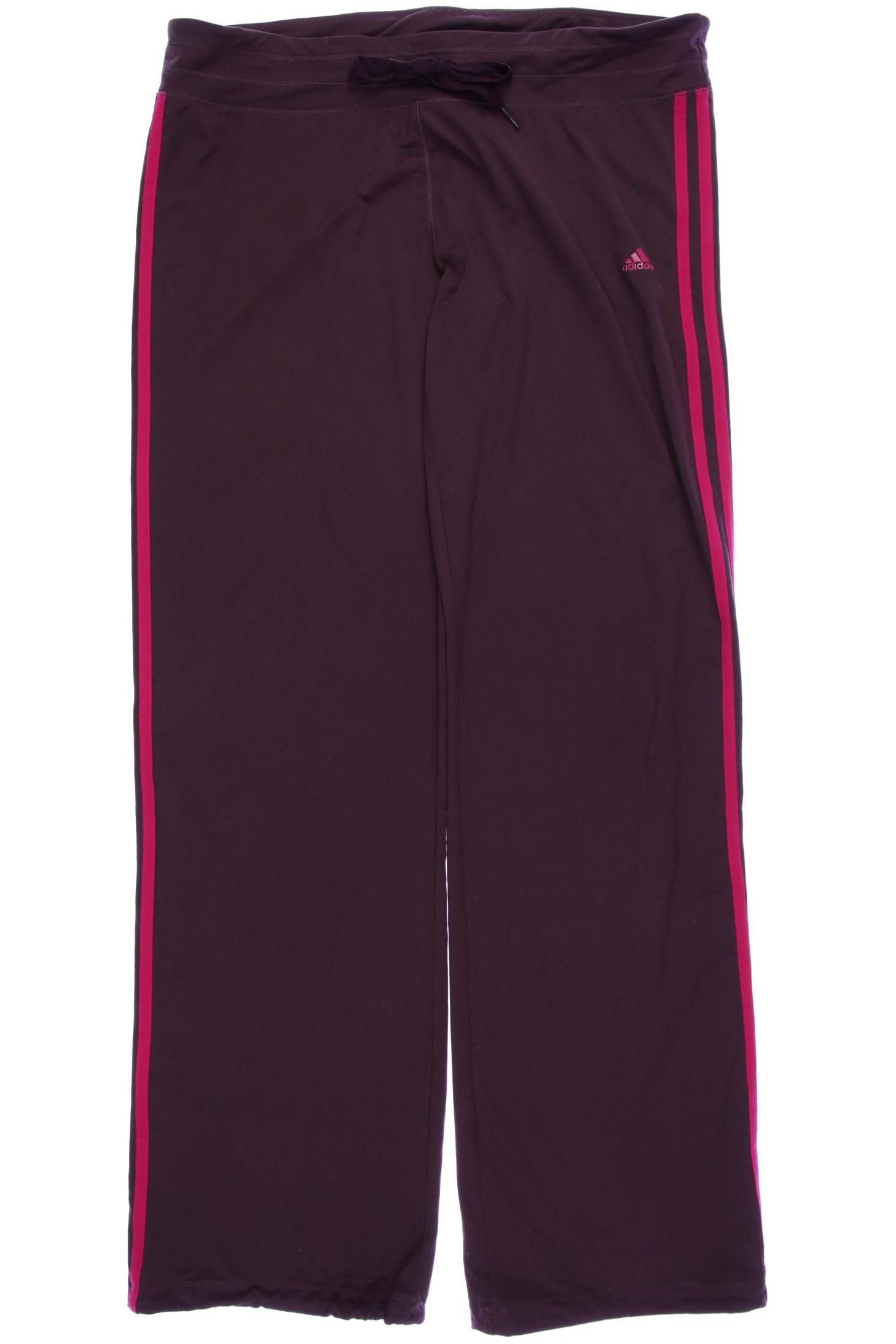 

adidas Damen Stoffhose, bordeaux, Gr. 0