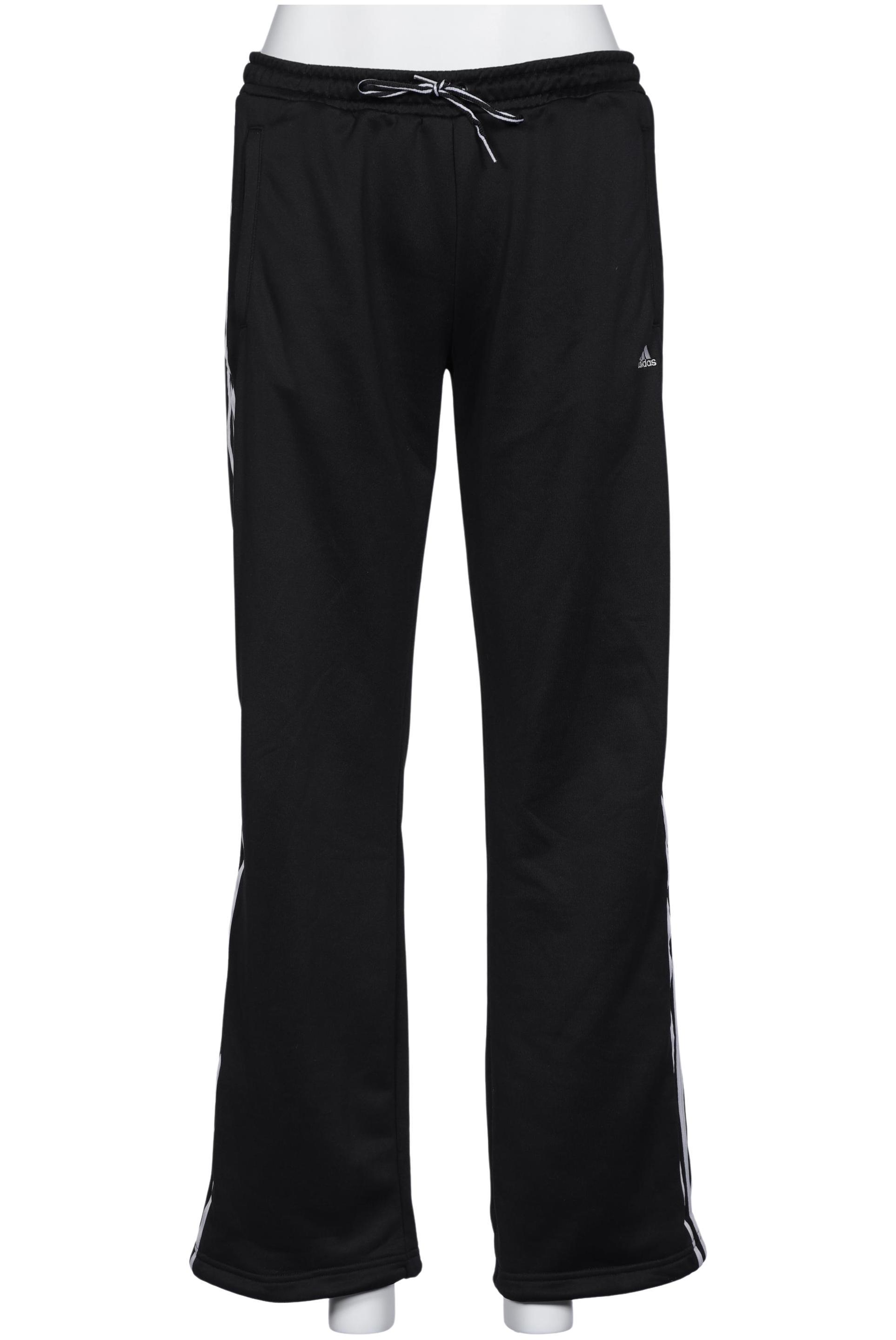 

adidas Damen Stoffhose, schwarz, Gr. 42