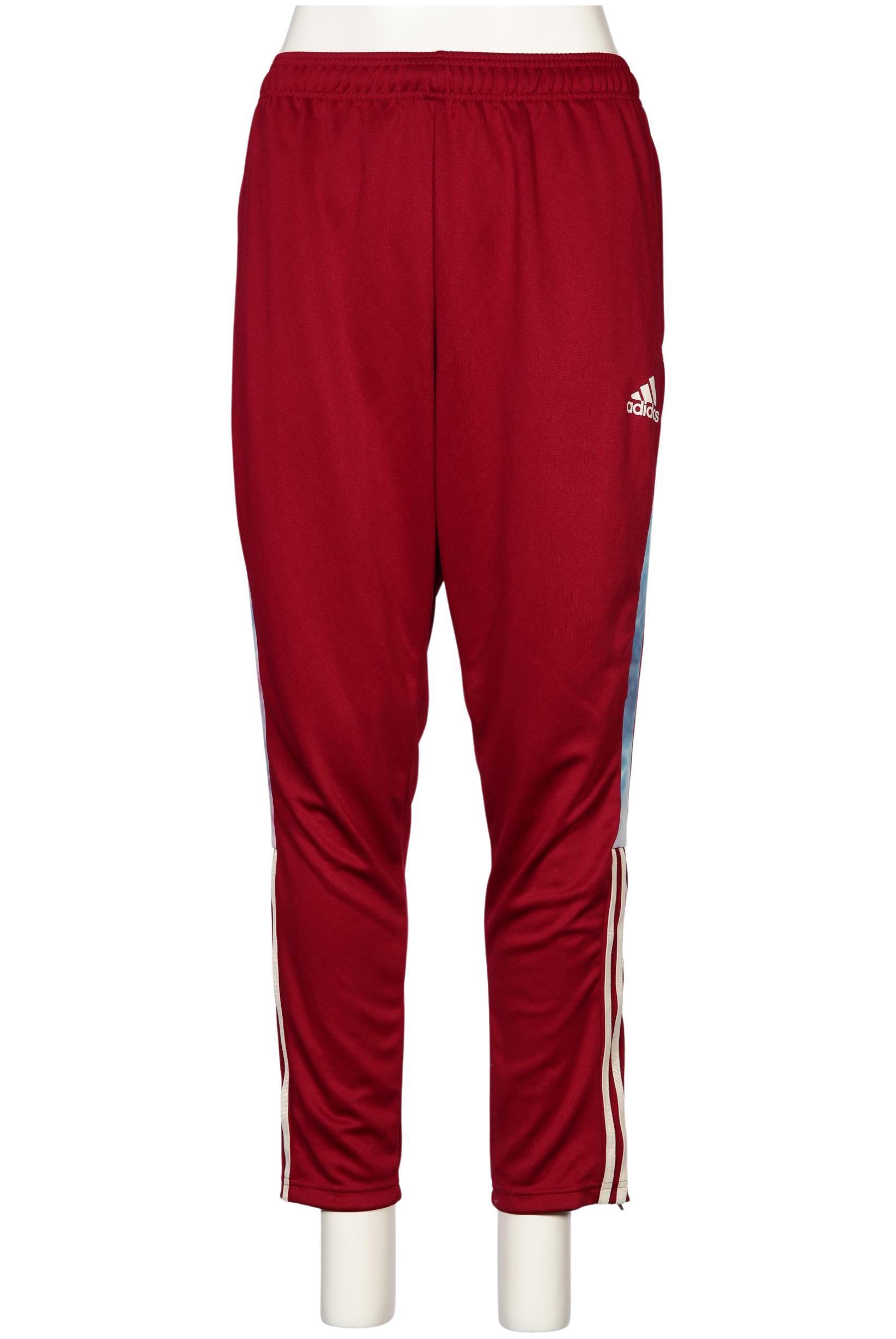 

adidas Damen Stoffhose, rot, Gr. 0