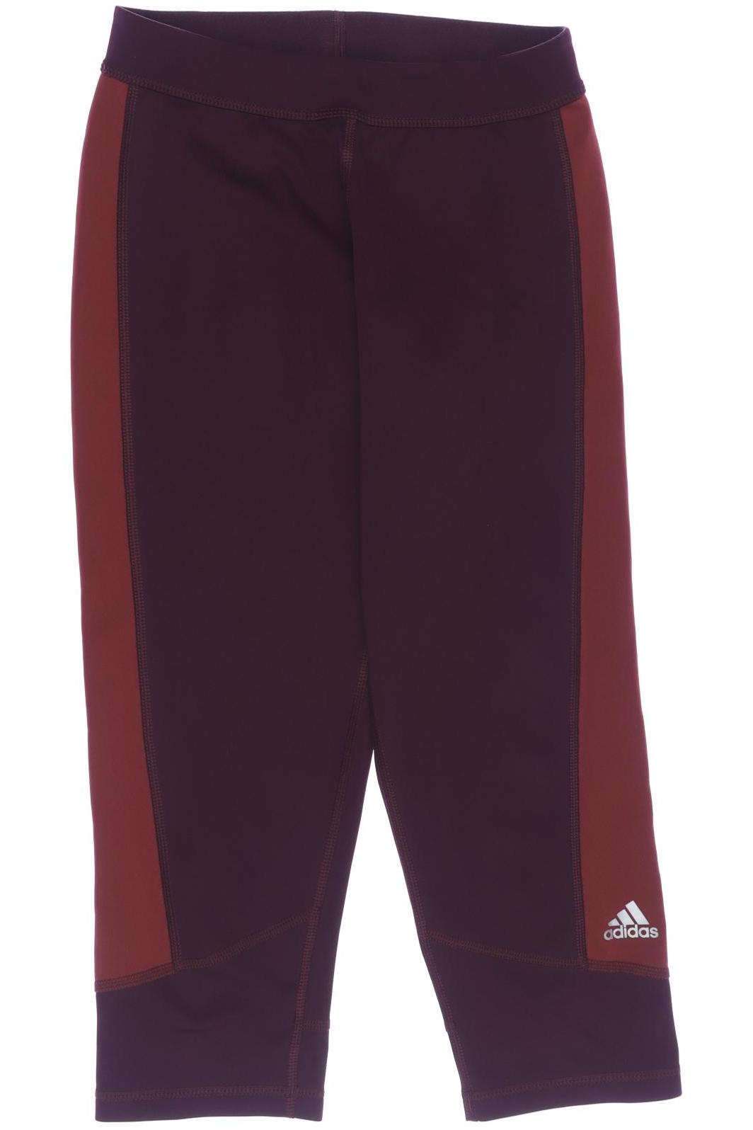 

adidas Damen Stoffhose, bordeaux, Gr. 0