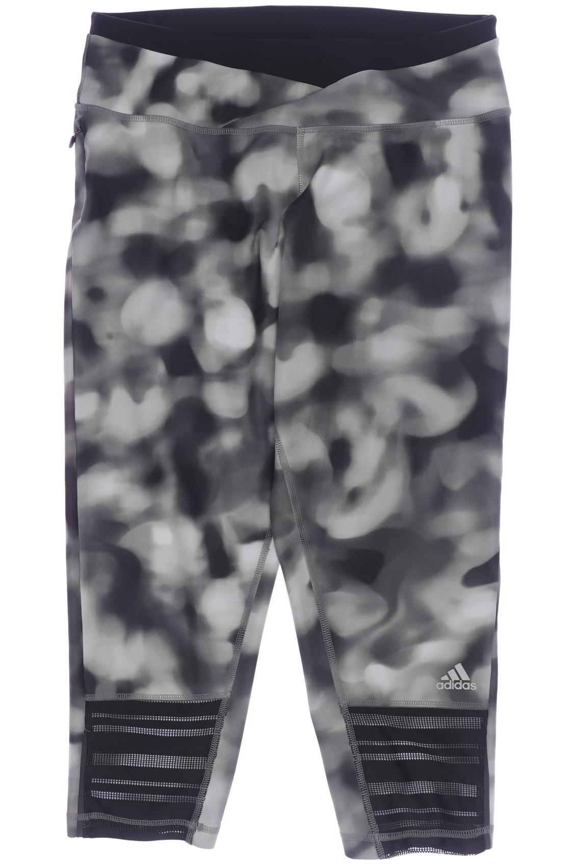 

adidas Damen Stoffhose, grau, Gr. 0