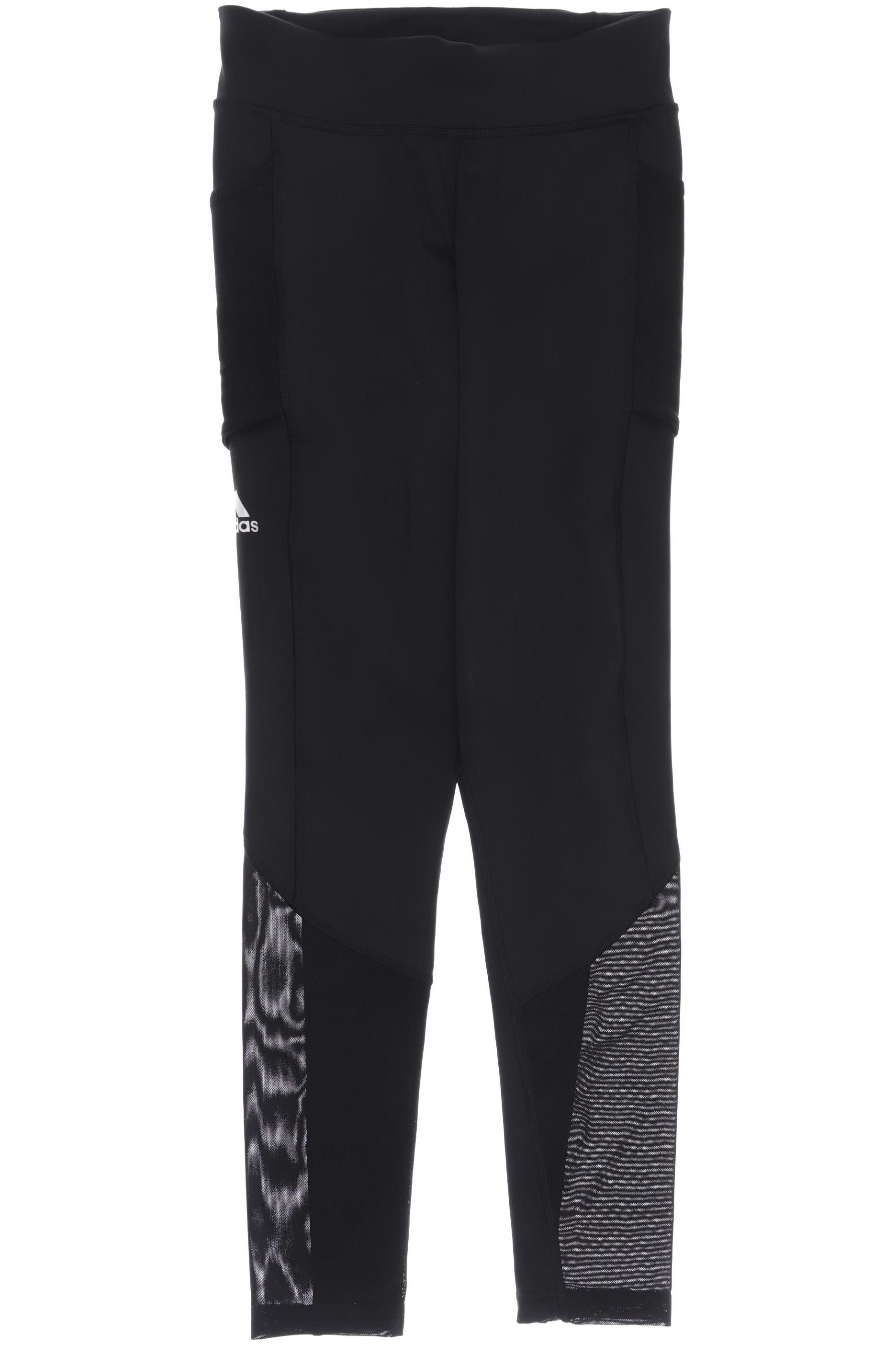 

adidas Damen Stoffhose, schwarz, Gr. 0