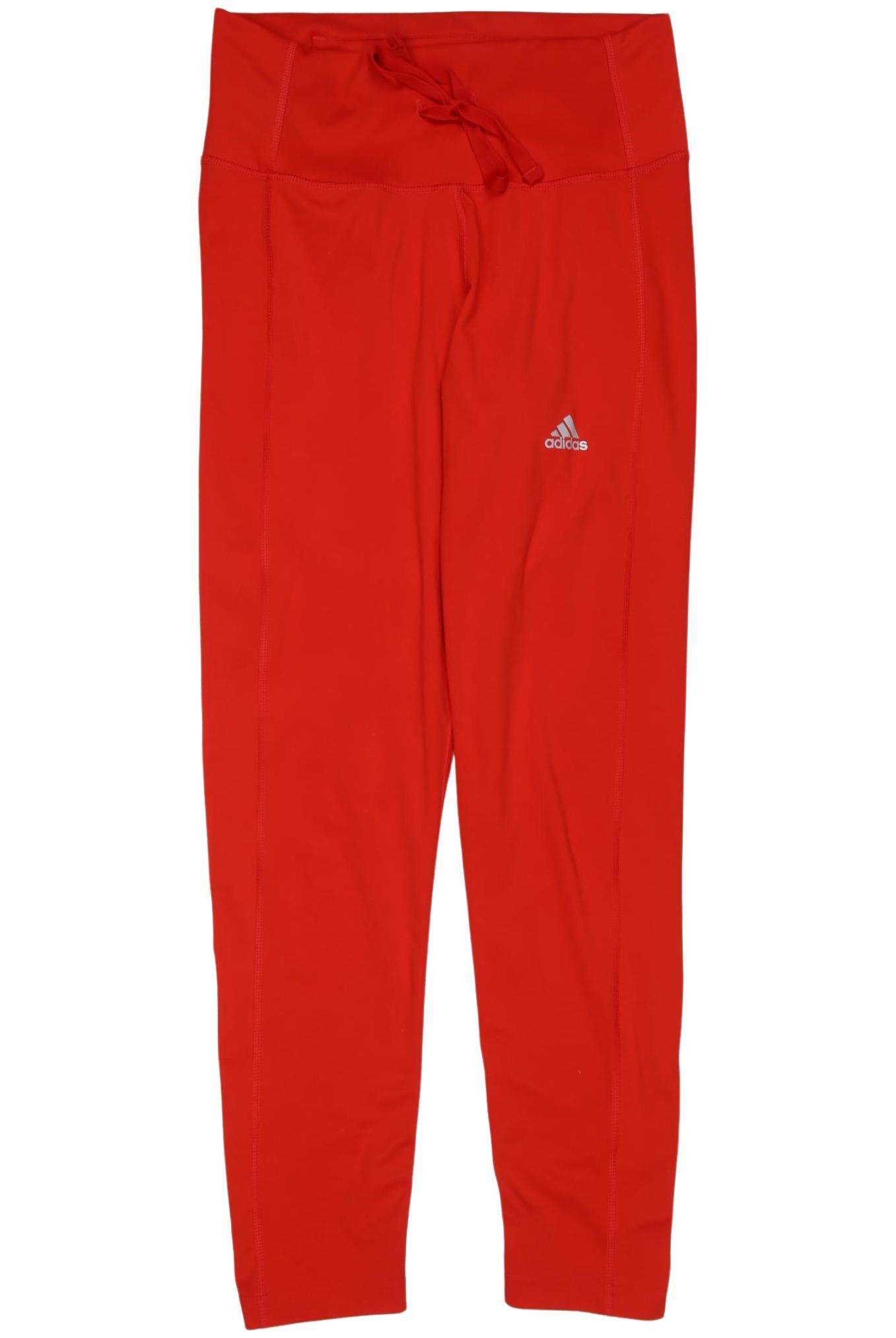 

adidas Damen Stoffhose, rot, Gr. 26