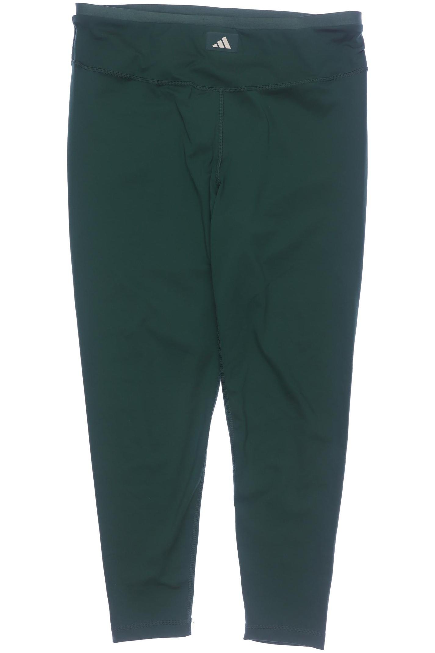 

adidas Damen Stoffhose, grün, Gr. 0