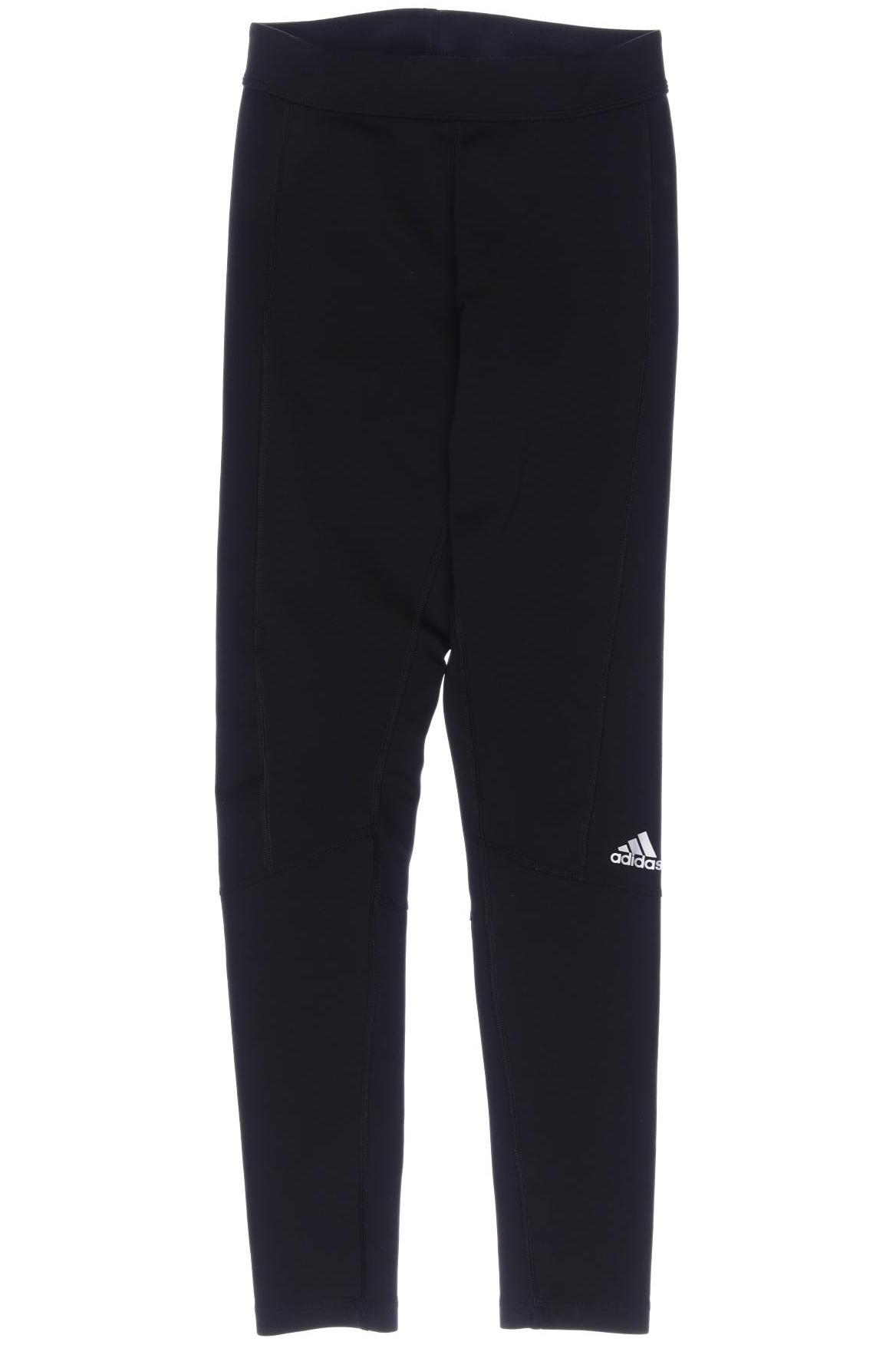 

adidas Damen Stoffhose, schwarz, Gr. 0