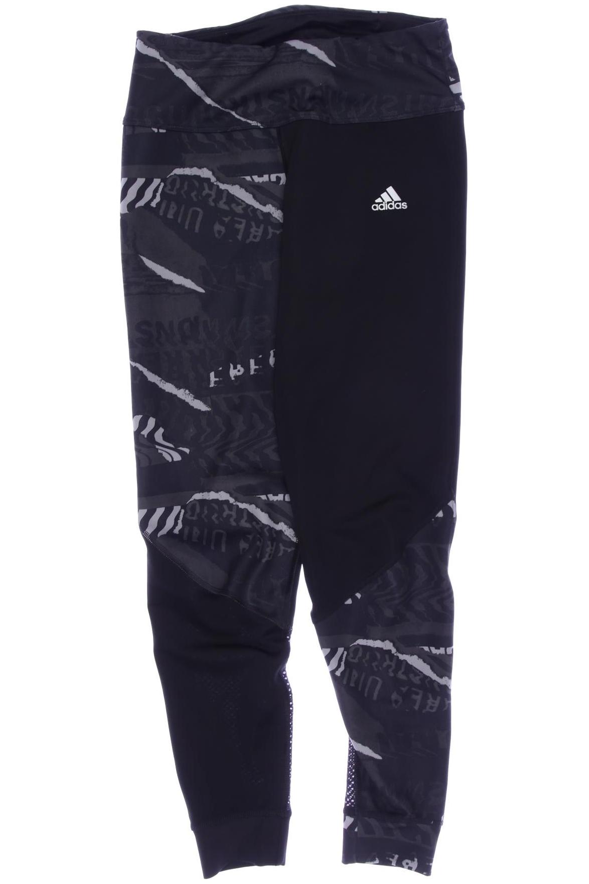 

adidas Damen Stoffhose, schwarz, Gr. 0