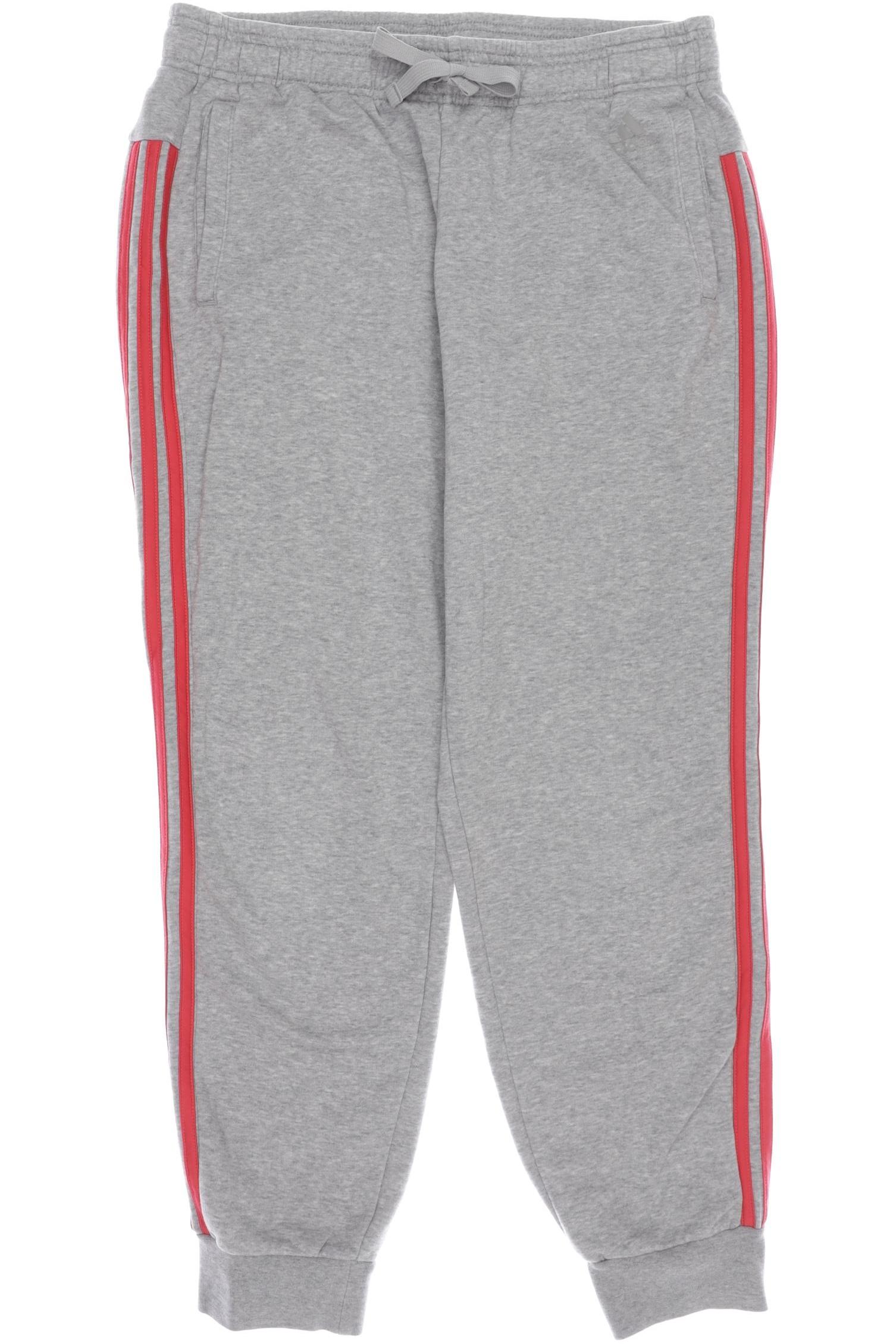 

adidas Damen Stoffhose, grau, Gr. 42