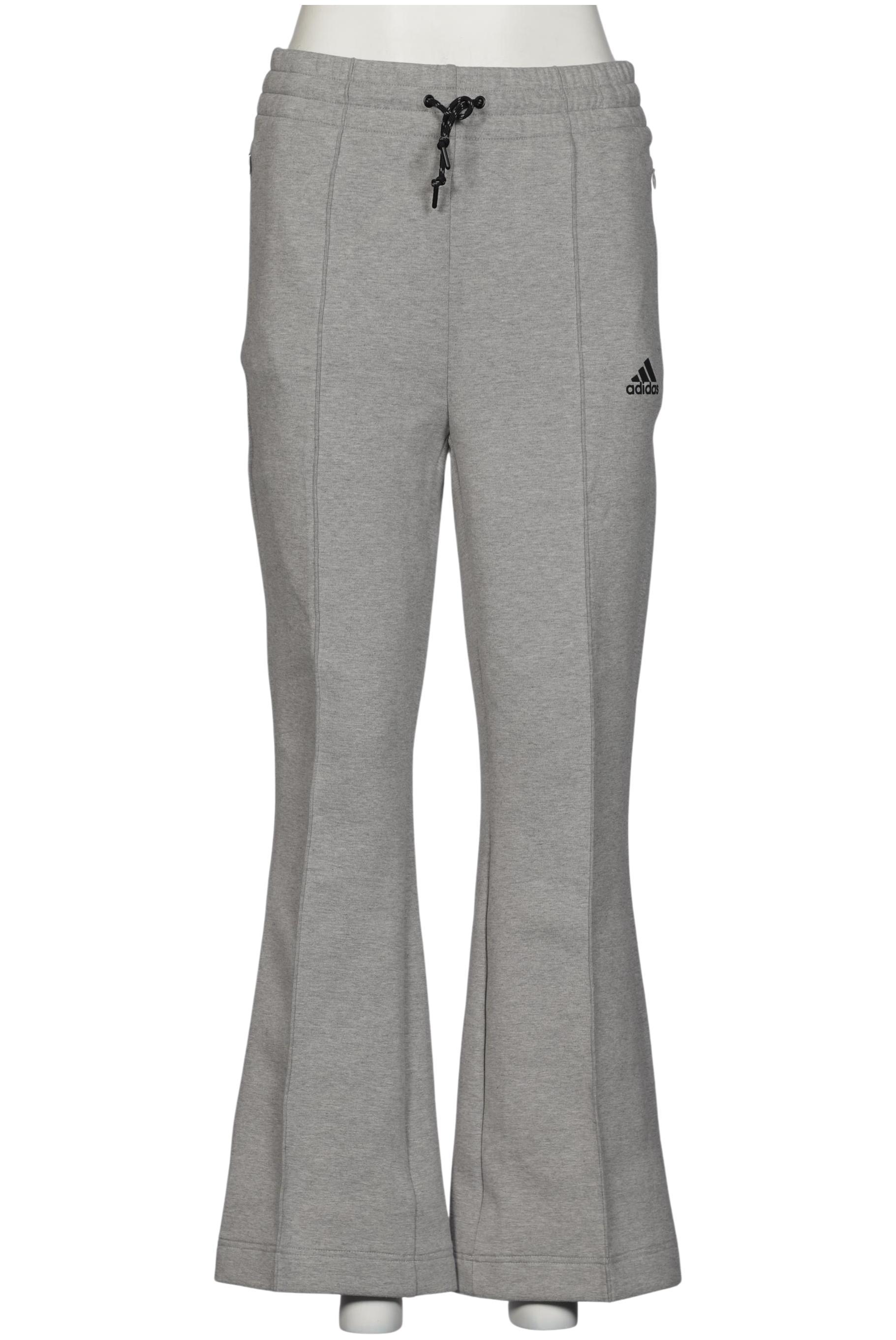 

adidas Damen Stoffhose, grau, Gr. 0